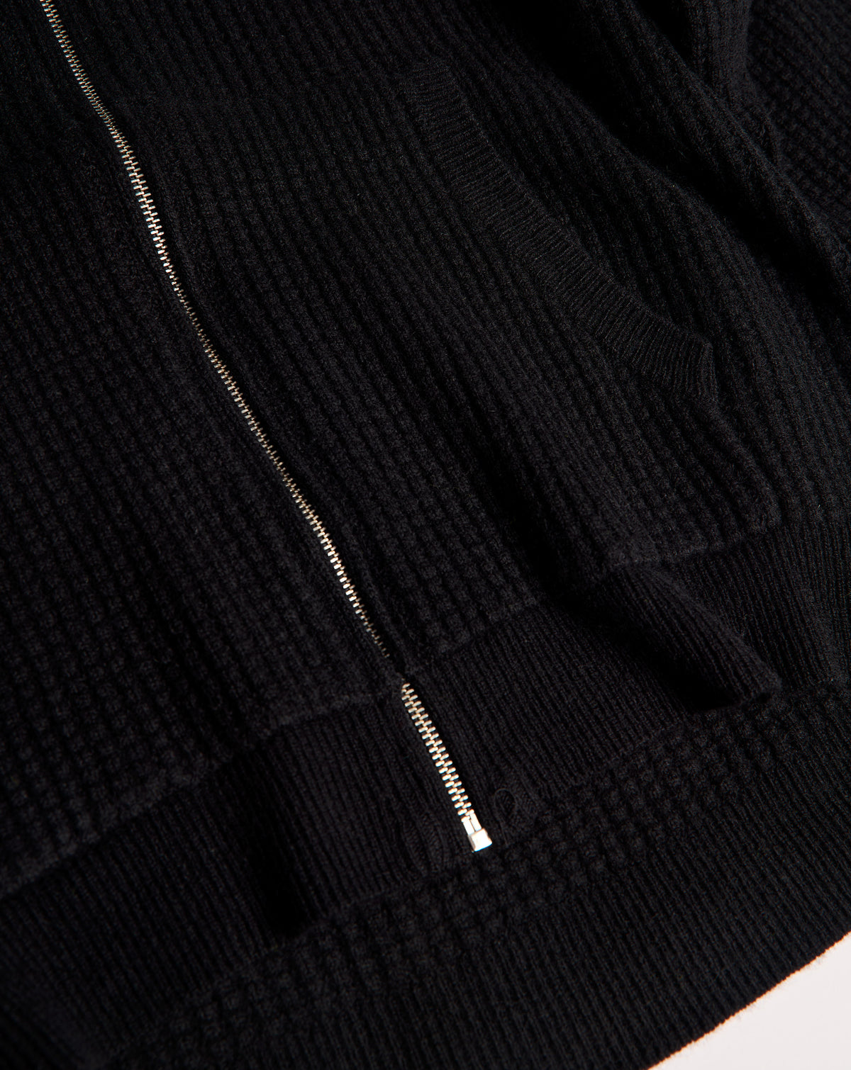 Stüssy Waffle Cashmere Zip Hoodie - XHIBITION