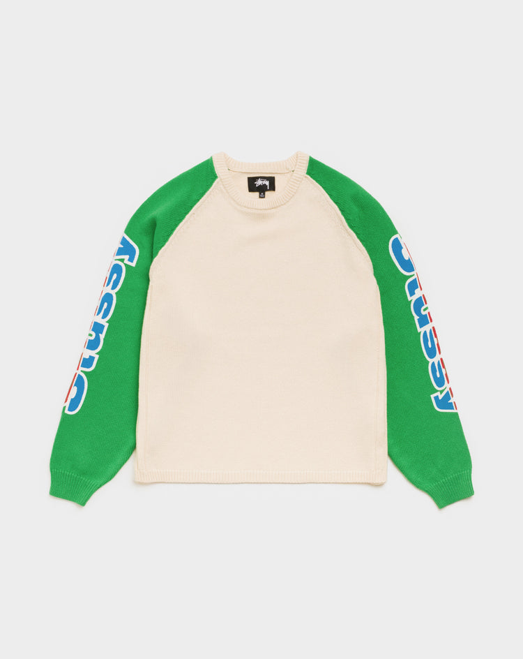 Stüssy Two Tone Raglan Sweater - XHIBITION