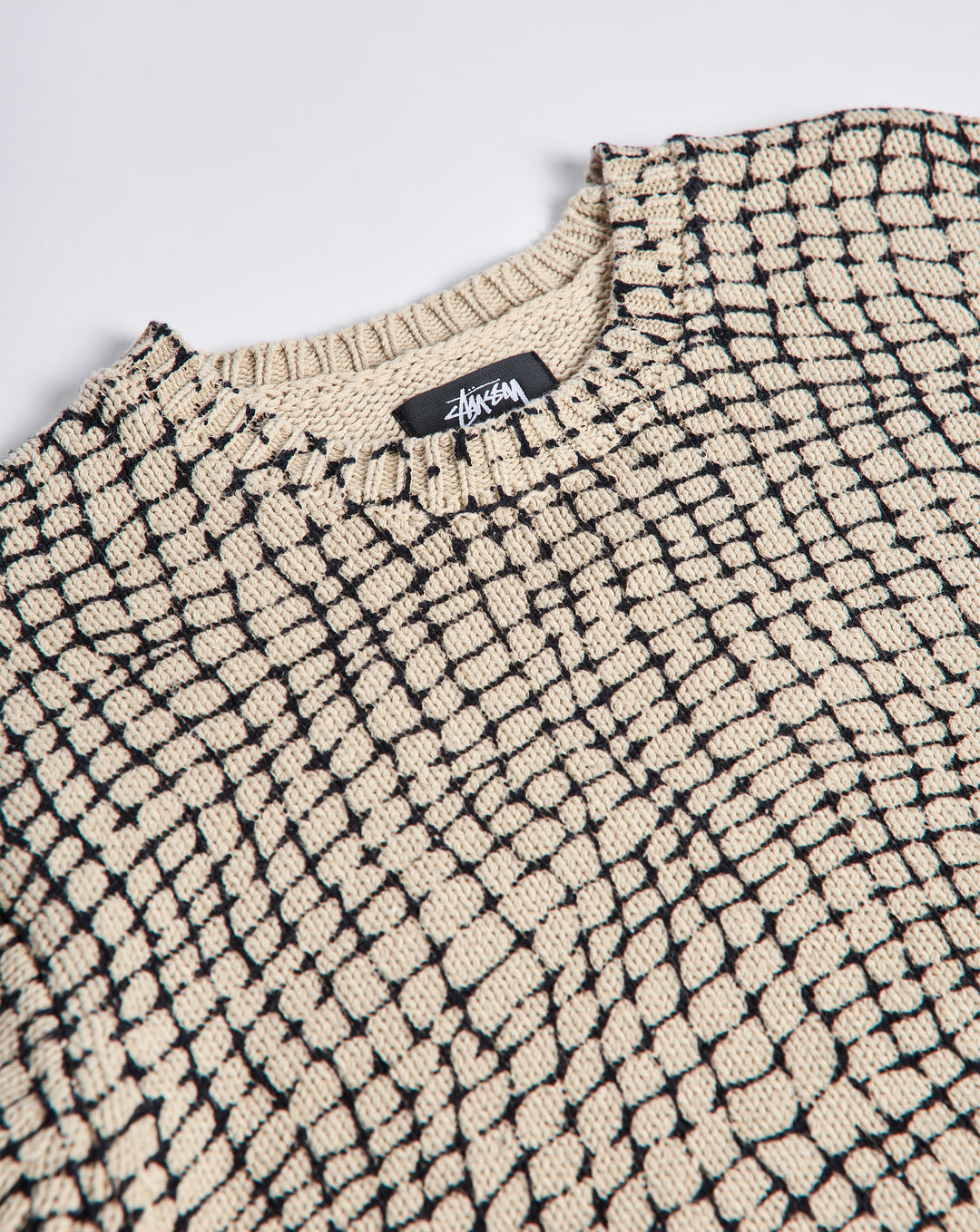 Stüssy Mesh Print Sweater - XHIBITION