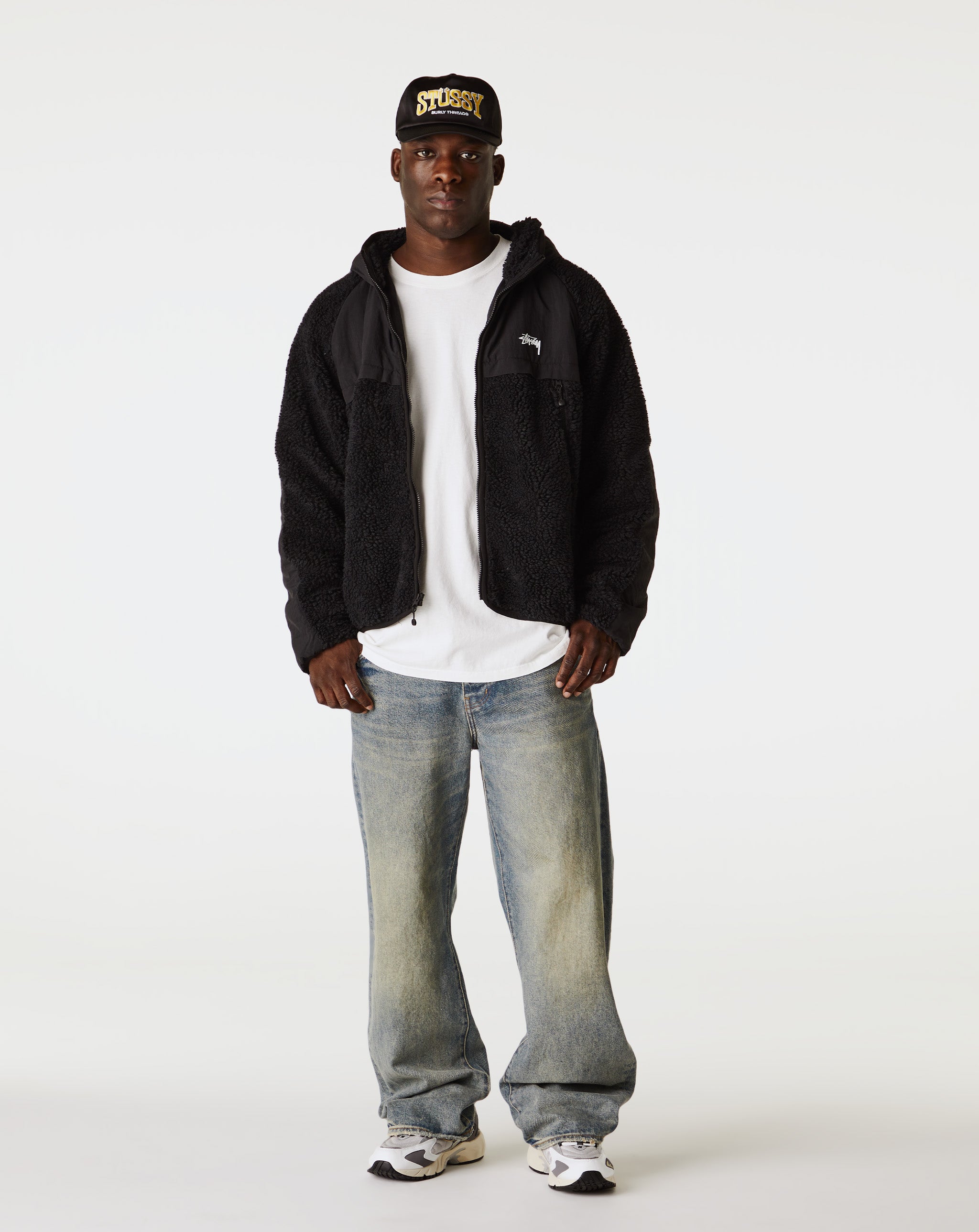 Sherpa Paneled Hooded jacket Thom - Stüssy - Black – Cheap Sherpa Paneled Hooded jacket Thom - Stüssy - Black – Cheap