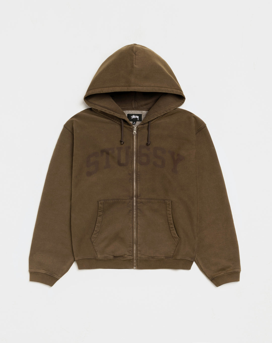 Stüssy Faded Graphic Zip Hoodie - XHIBITION