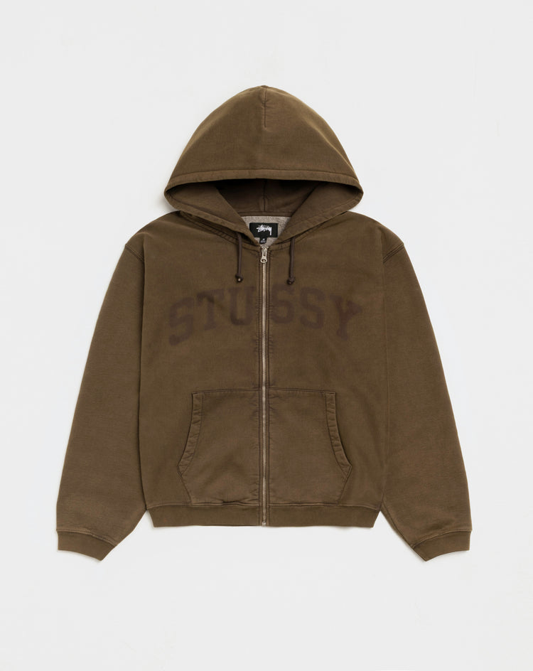 Stüssy Faded Graphic Zip Hoodie - XHIBITION