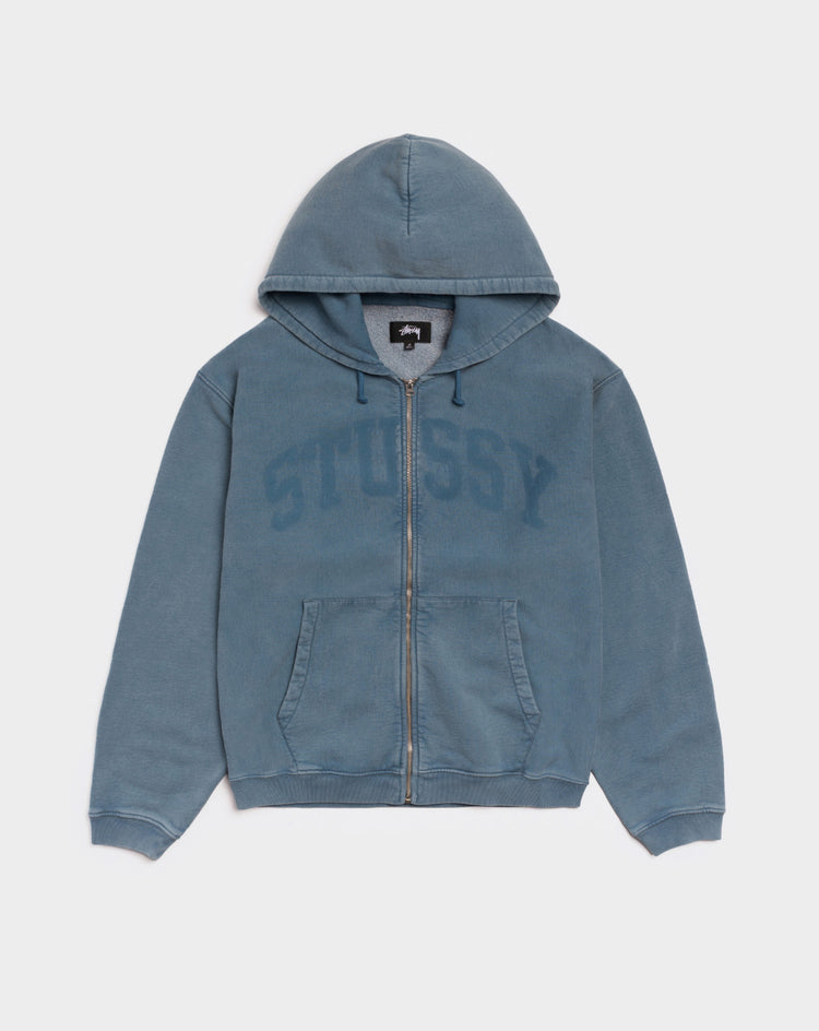 Stüssy Faded Graphic Zip Hoodie - XHIBITION