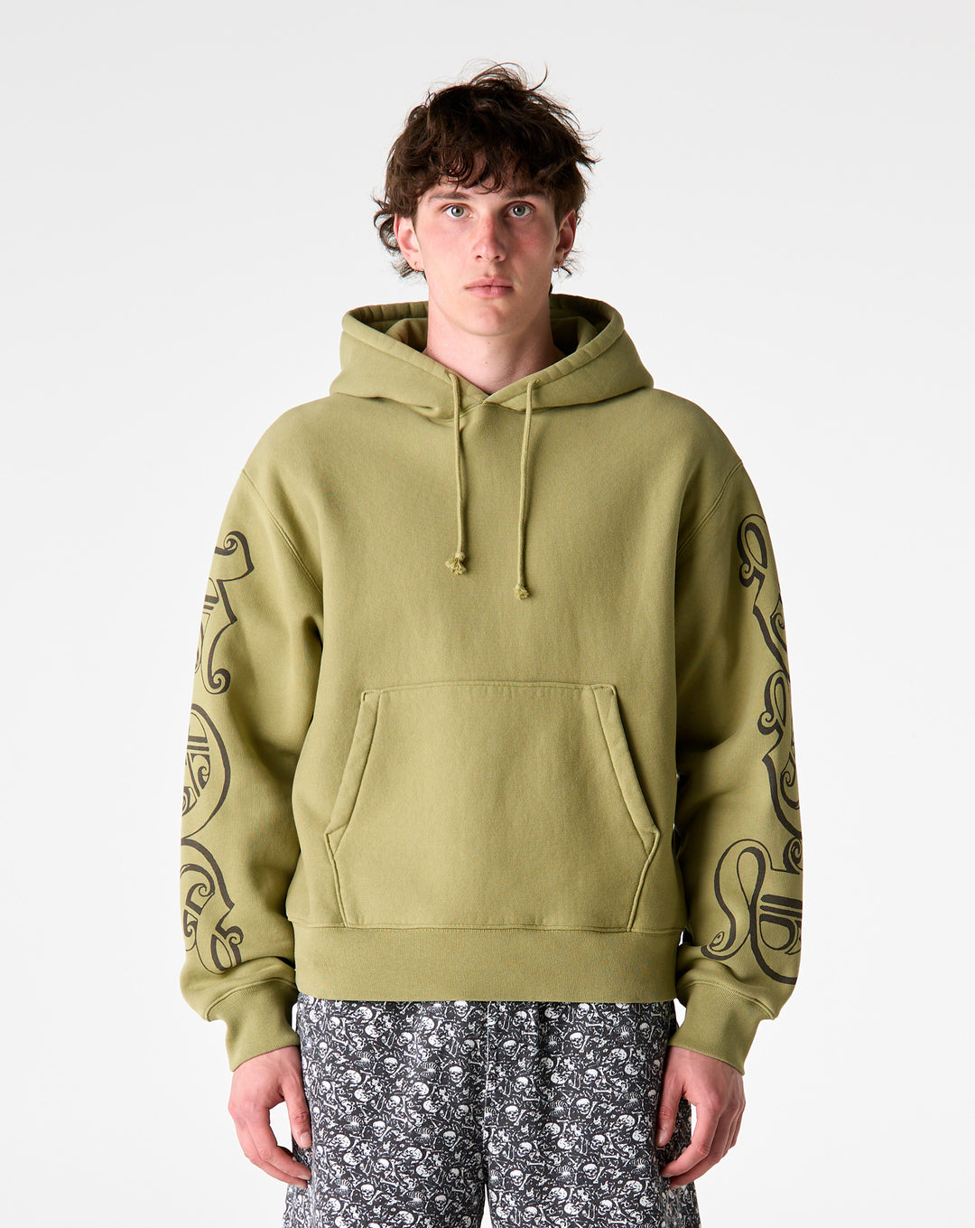 Stüssy Motif Print Hoodie - XHIBITION