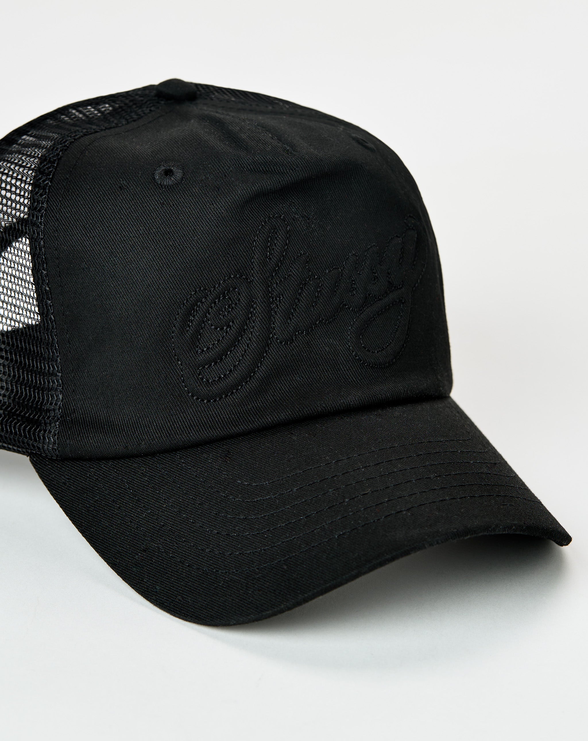 帽子 stussy CURSIVE STITCH SNAPBACK TRUCKER Waxed Cursive Stitch Snapback Trucker – Navy | Headwear | Stüssy