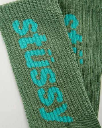 Stüssy Helvetica Crew Socks  - XHIBITION