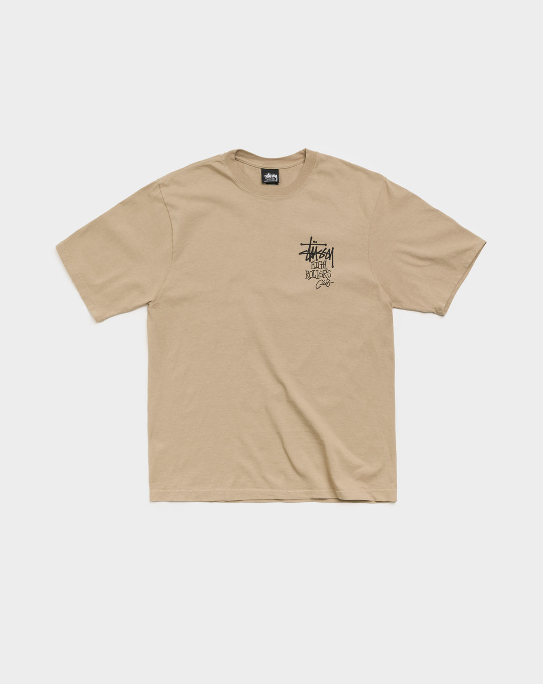 Stüssy High Rollers Pigment Dyed T-Shirt - XHIBITION