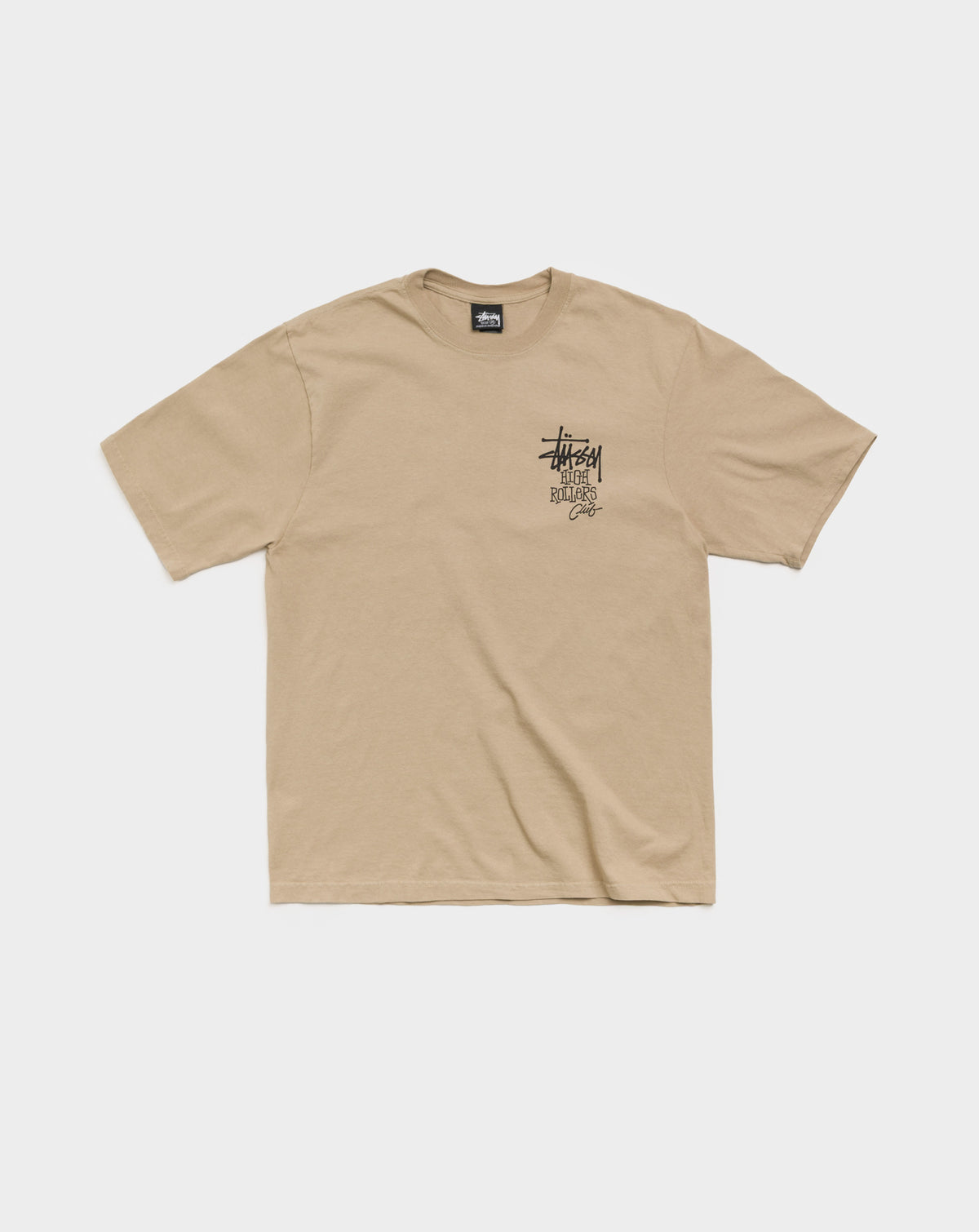 Stüssy High Rollers Pigment Dyed T-Shirt - XHIBITION