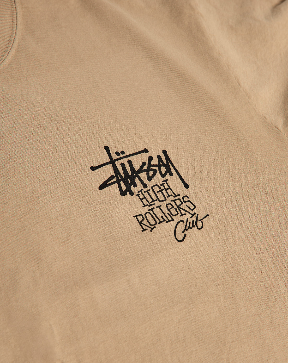 Stüssy High Rollers Pigment Dyed T-Shirt - XHIBITION