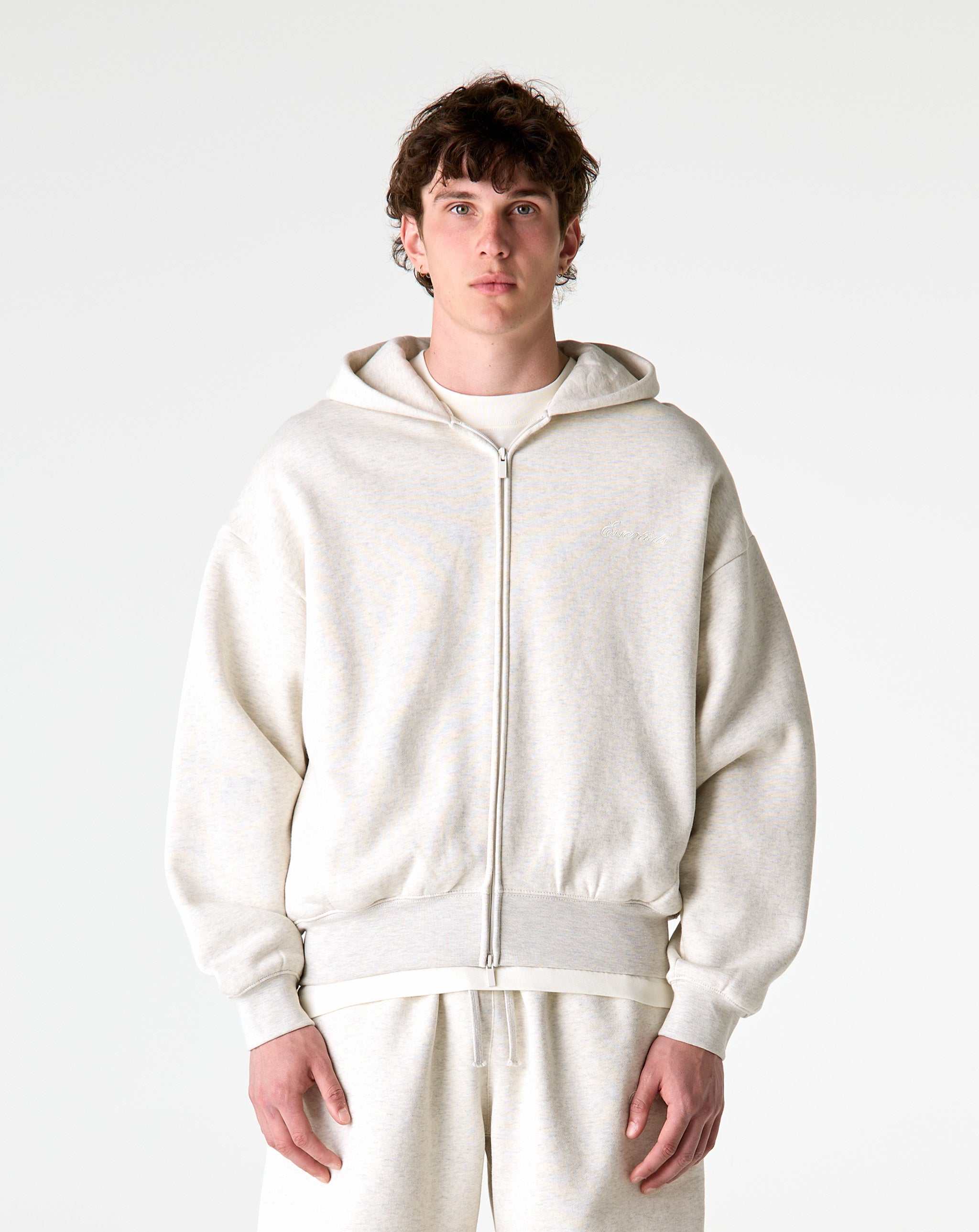 Fear of God Essentials Signature Classic Full Zip Hoodie - XHIBITION