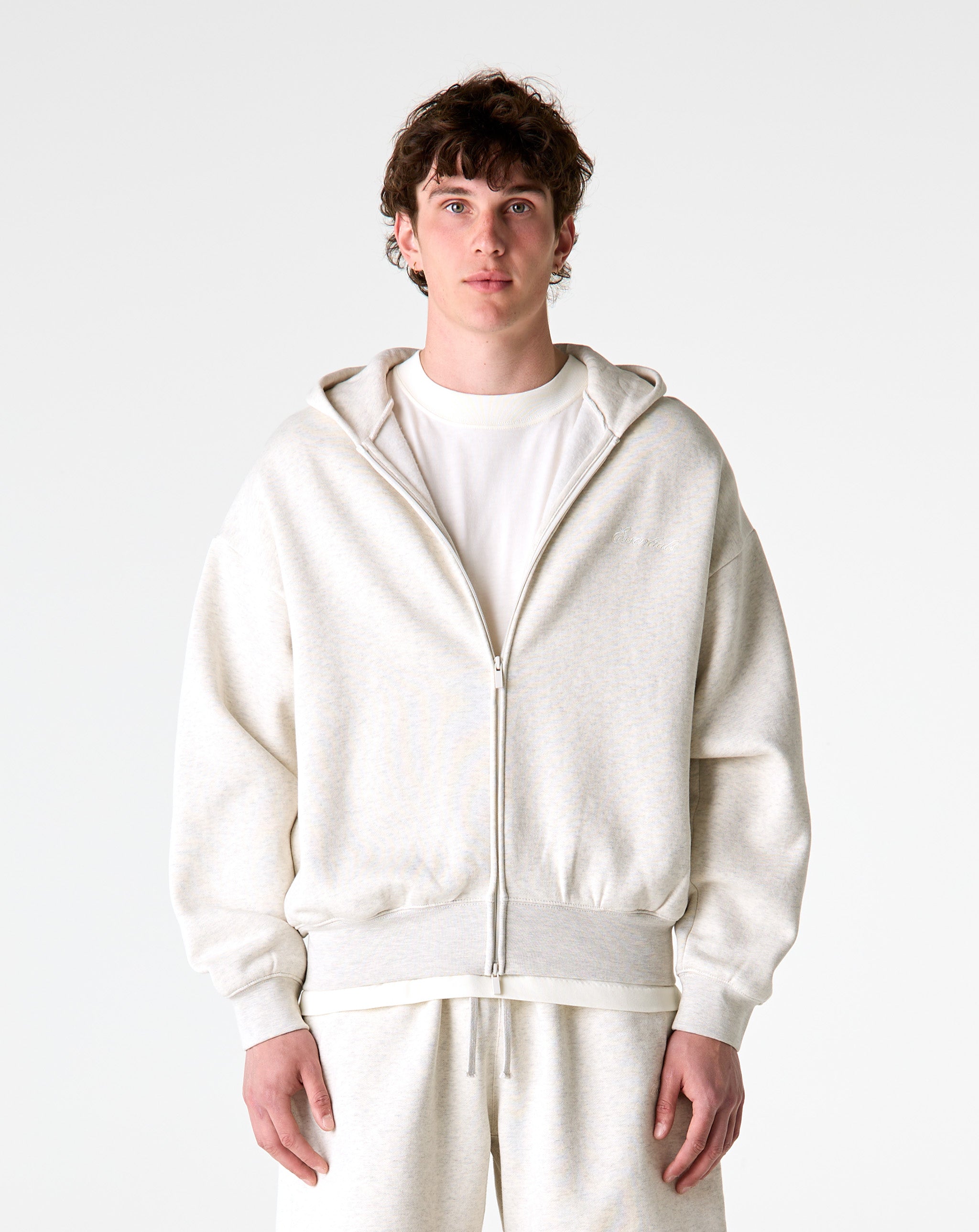Fear of God Essentials Signature Classic Full Zip Hoodie - XHIBITION