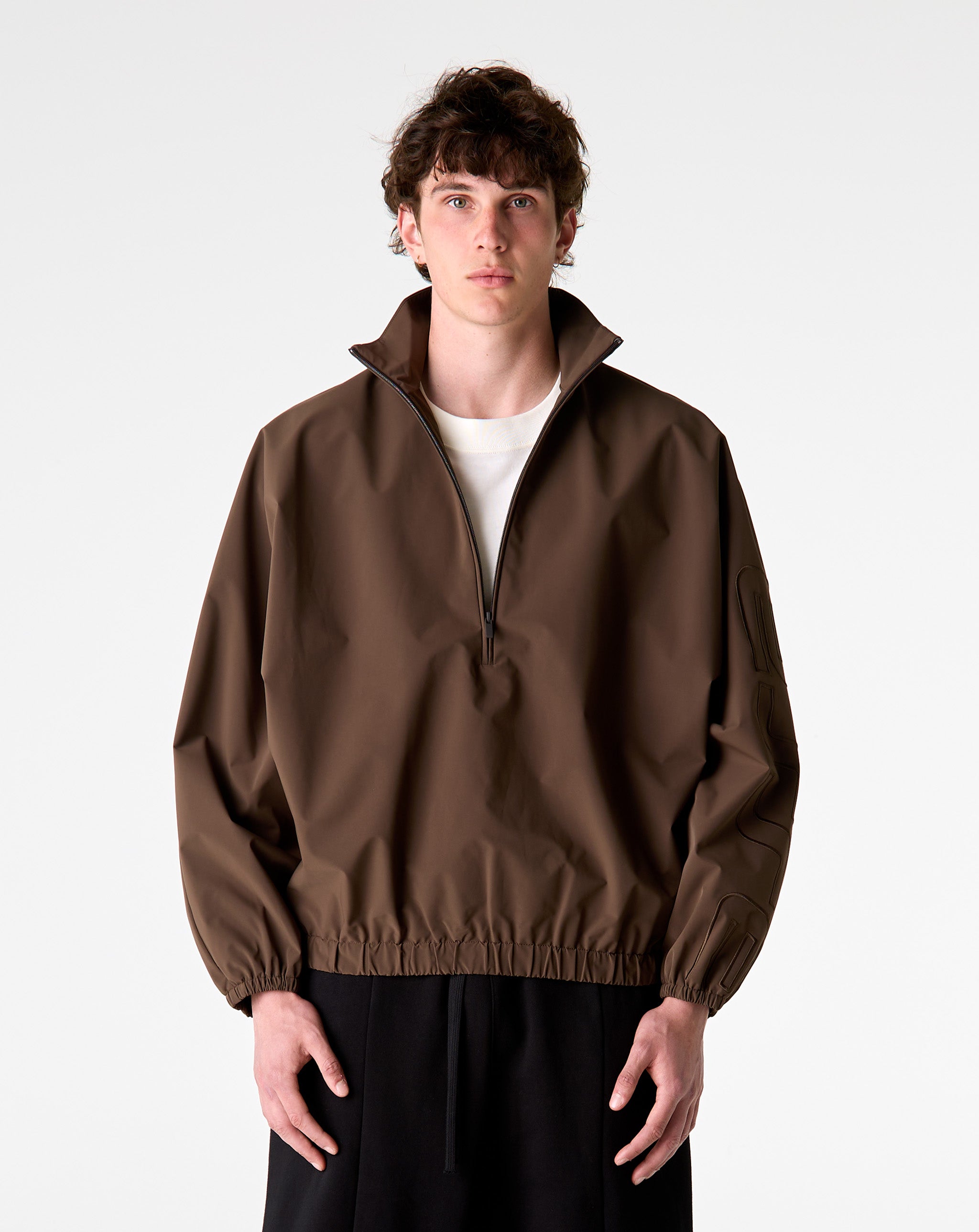Fear of God Essentials Active Trace 1/2 Zip Track Jacket - XHIBITION