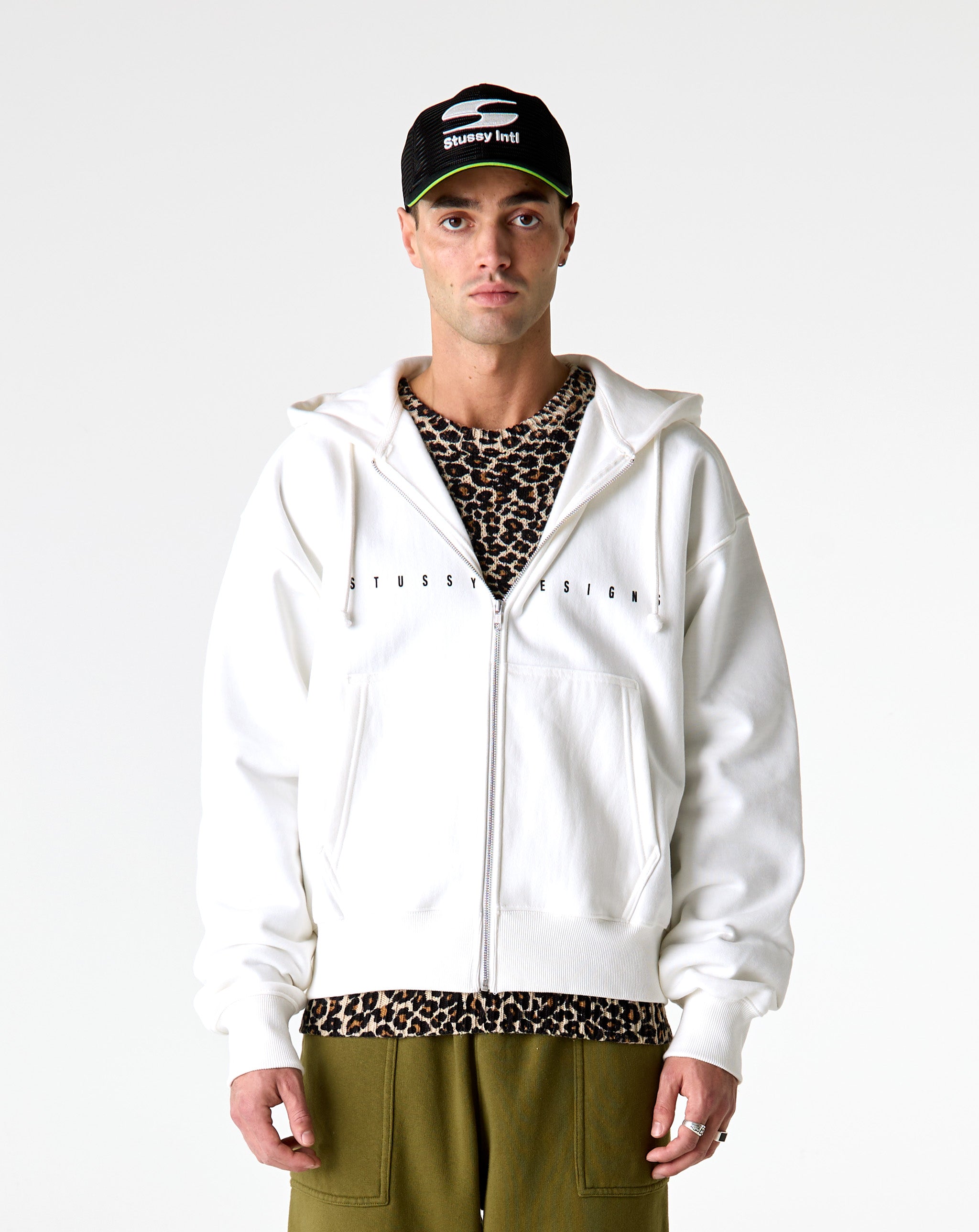 Stüssy S Box Zip Hoodie - XHIBITION