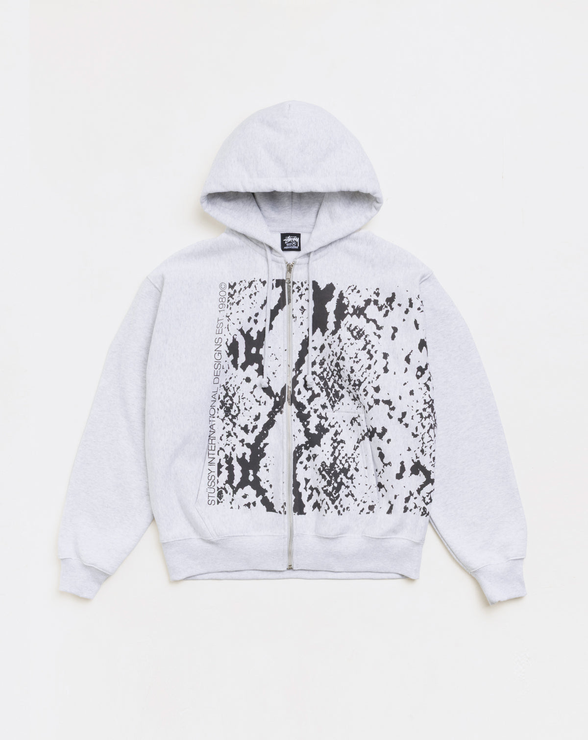 Stüssy Snakeskin Zip Hoodie - XHIBITION