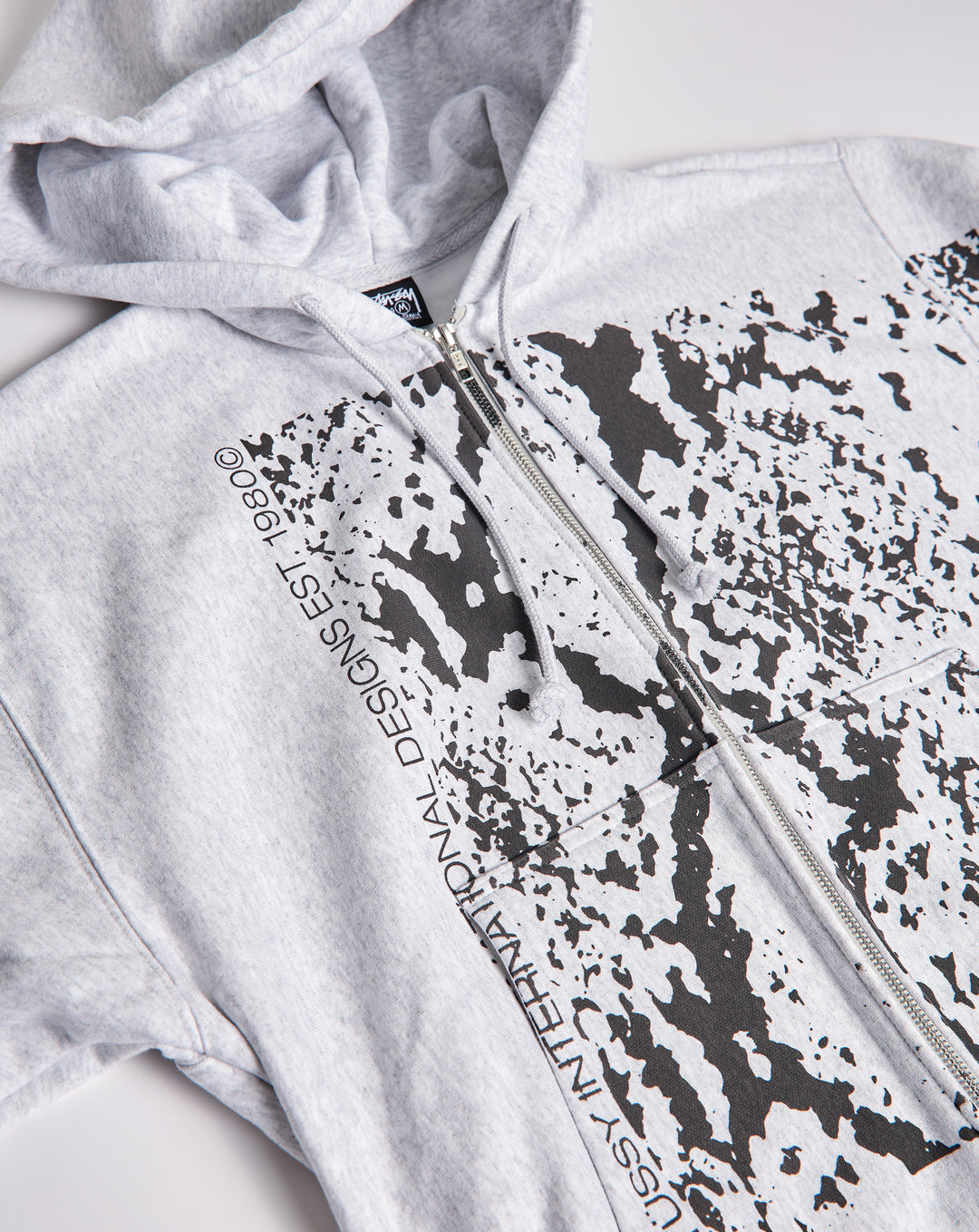 Stüssy Snakeskin Zip Hoodie - XHIBITION