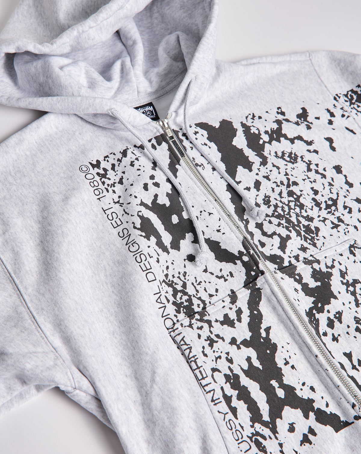 Stüssy Snakeskin Zip Hoodie - XHIBITION
