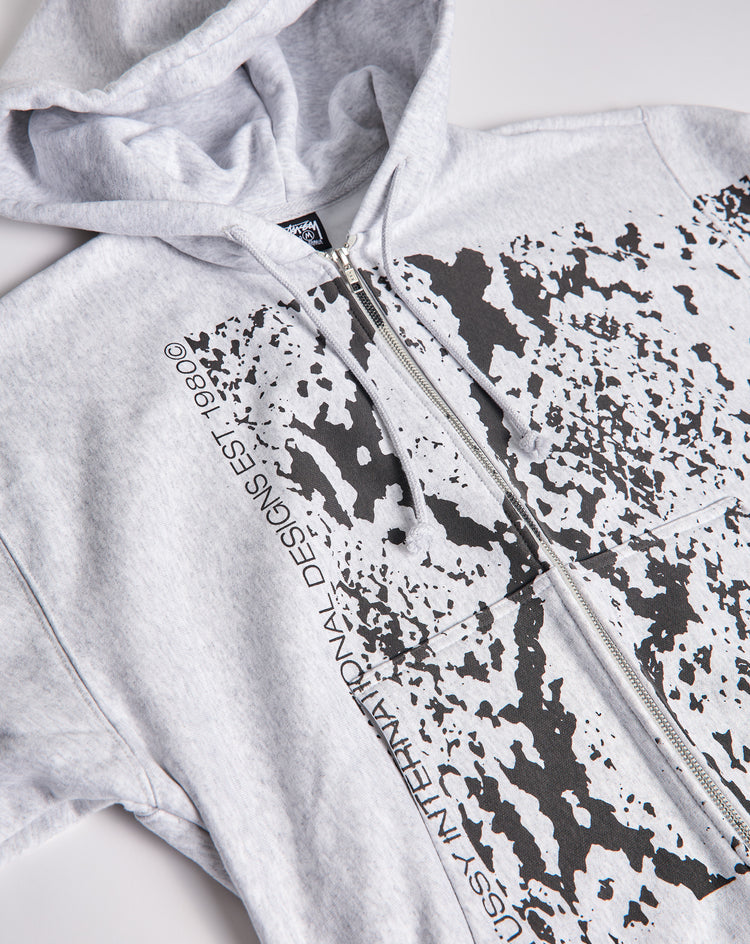 Stüssy Snakeskin Zip Hoodie - XHIBITION