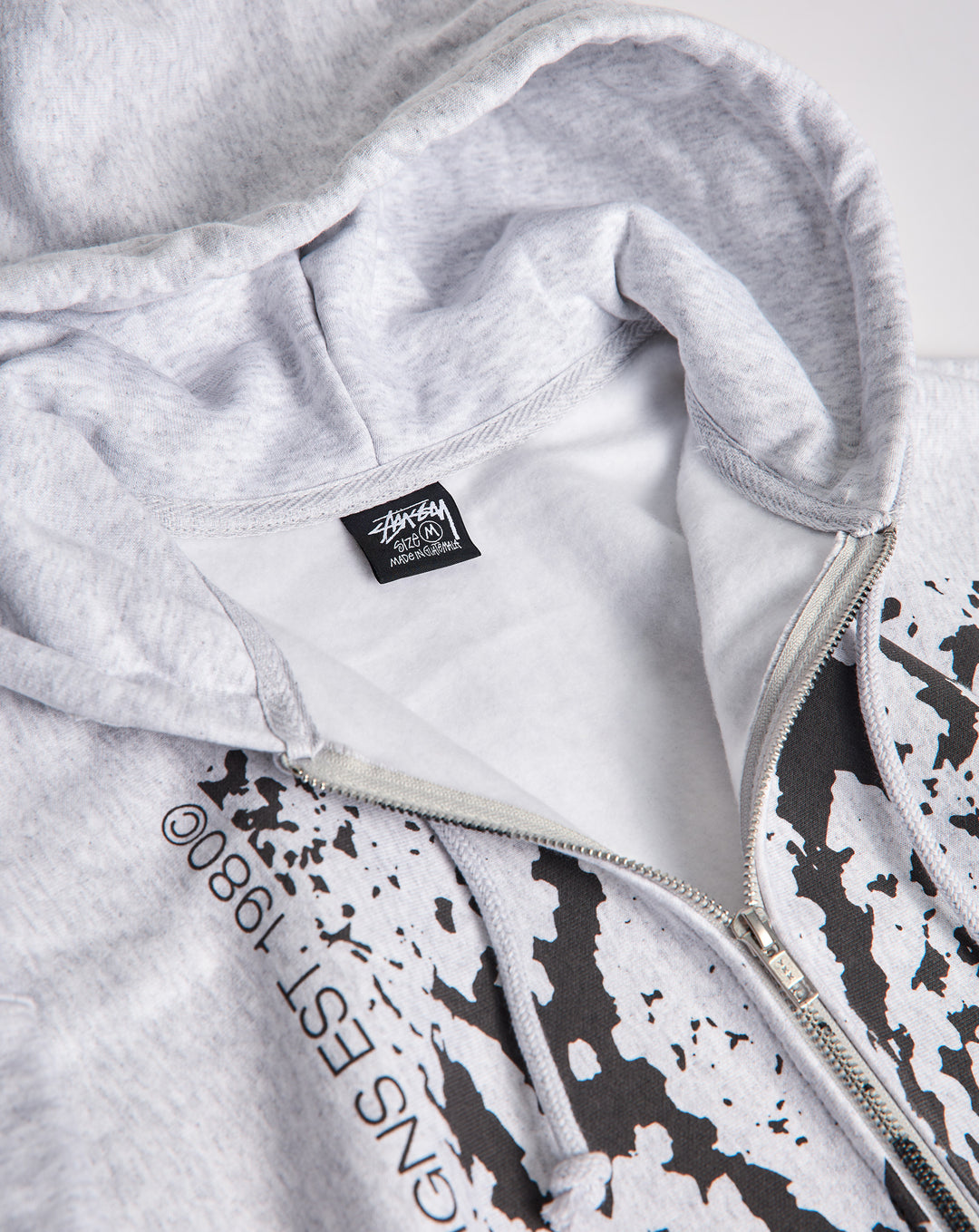 Stüssy Snakeskin Zip Hoodie - XHIBITION