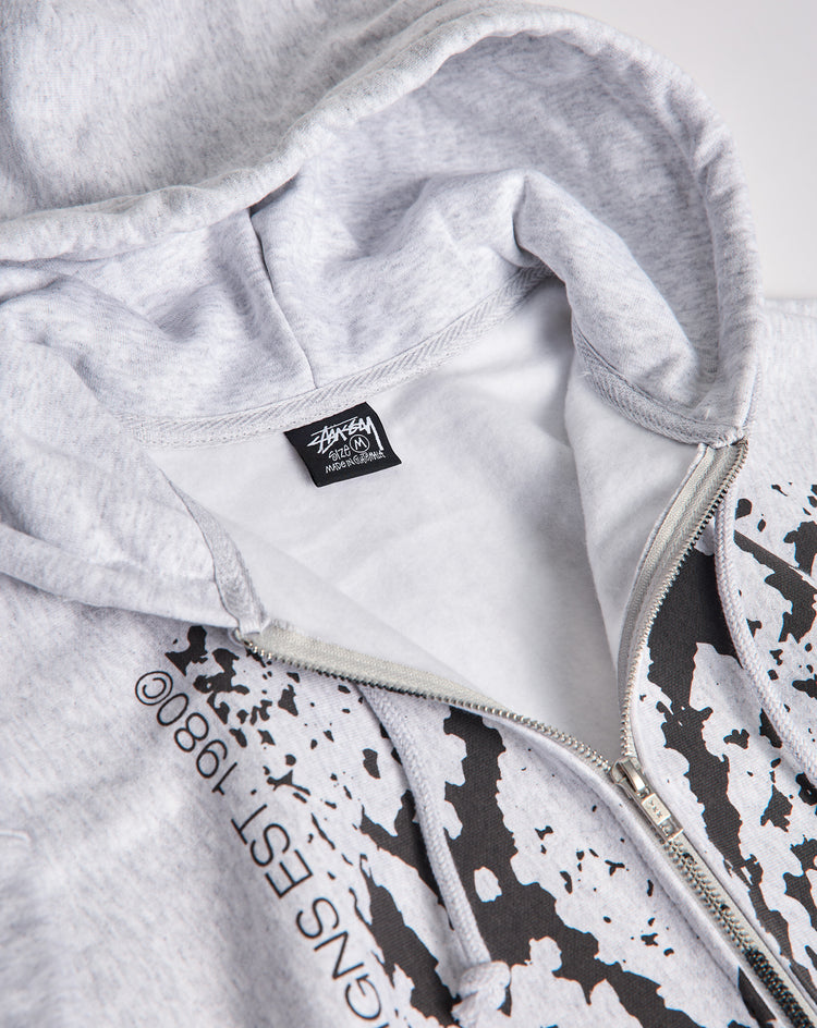 Stüssy Snakeskin Zip Hoodie - XHIBITION