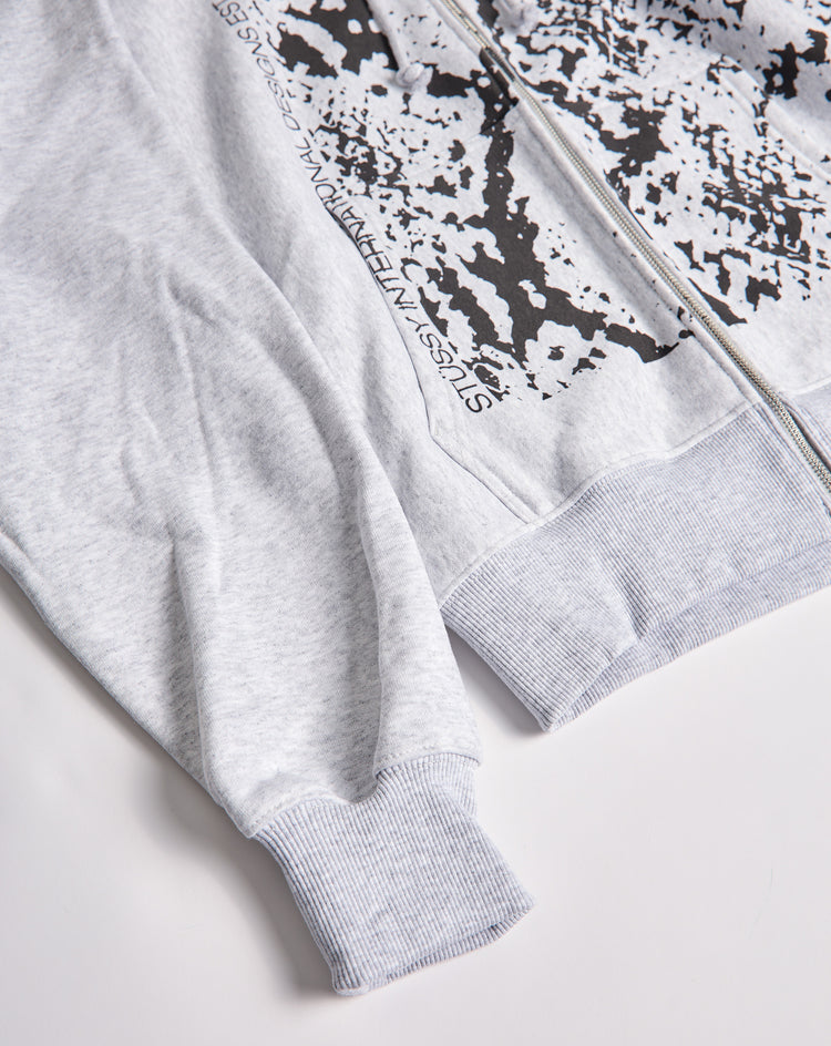 Stüssy Snakeskin Zip Hoodie - XHIBITION