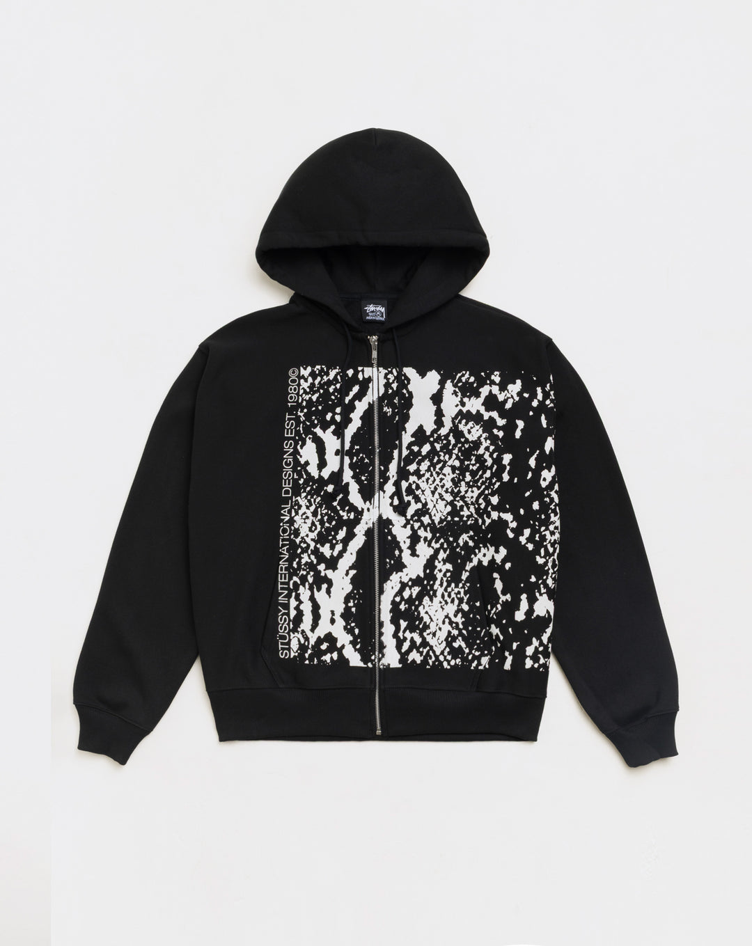 Stüssy Snakeskin Zip Hoodie - XHIBITION