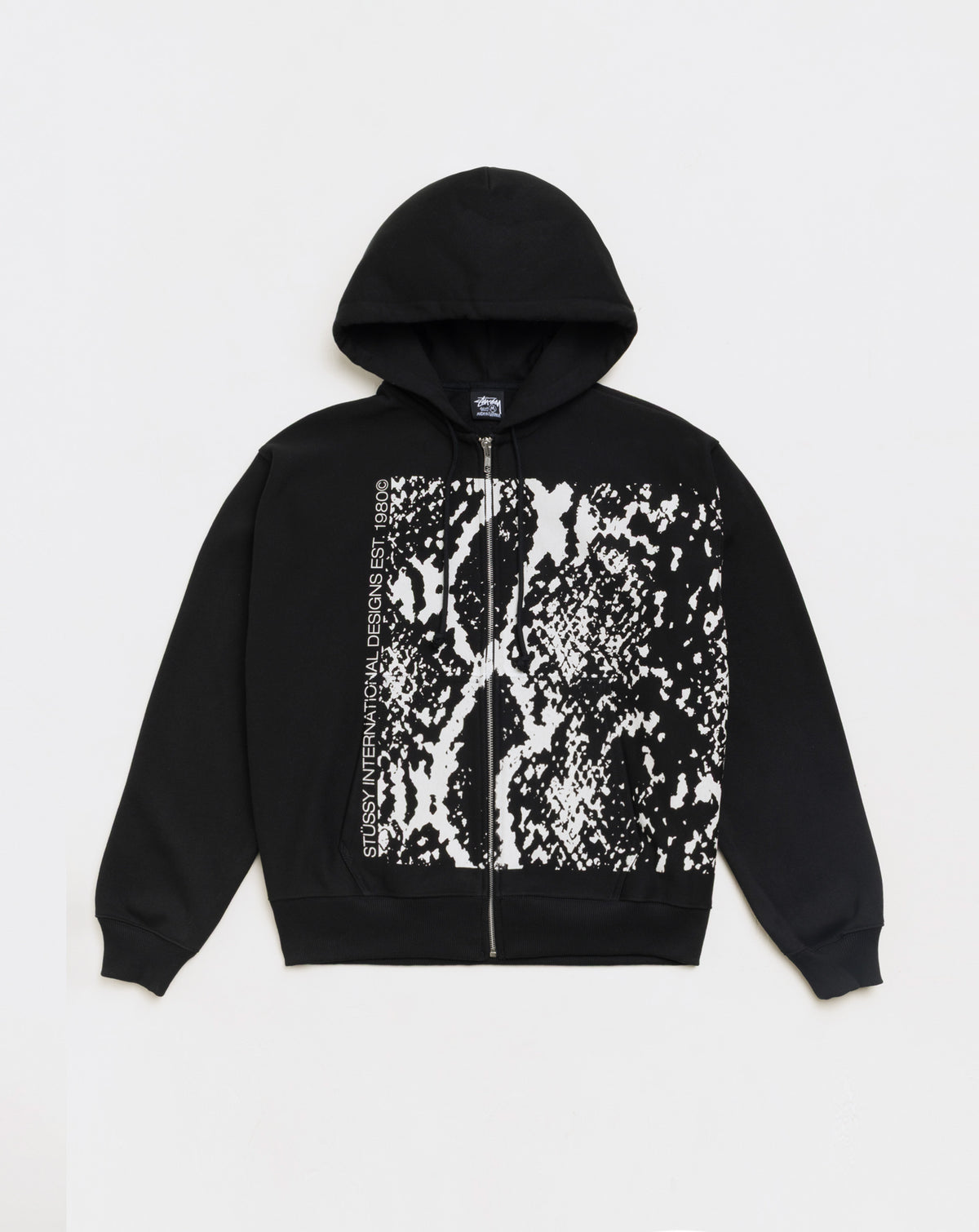 Stüssy Snakeskin Zip Hoodie - XHIBITION