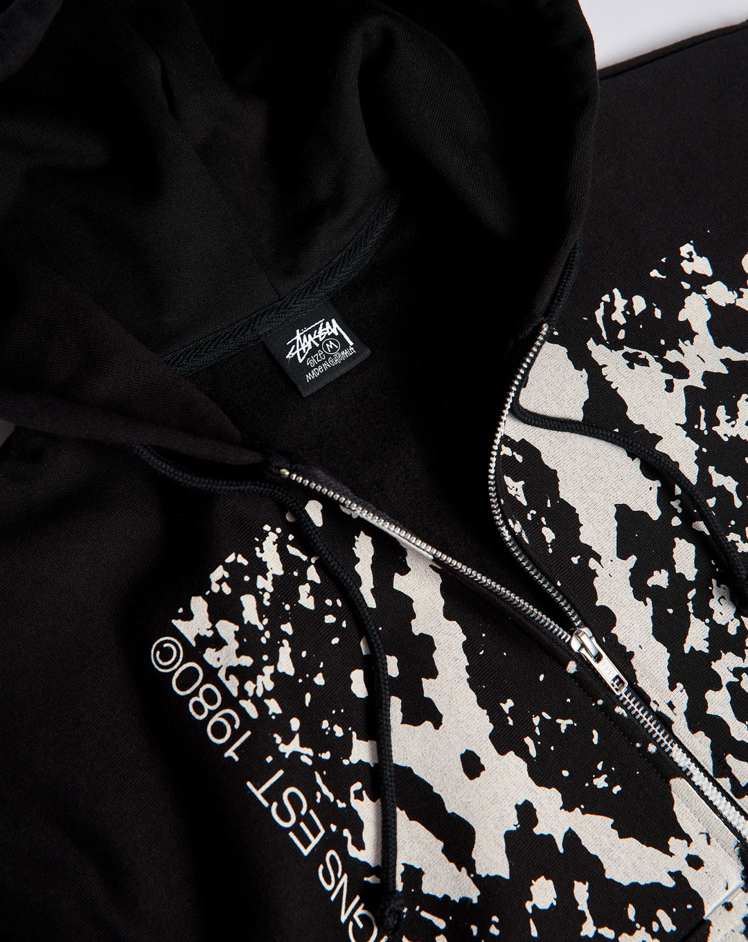 Stüssy Snakeskin Zip Hoodie - XHIBITION