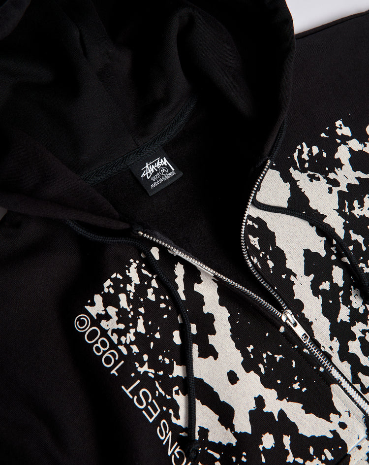 Stüssy Snakeskin Zip Hoodie - XHIBITION