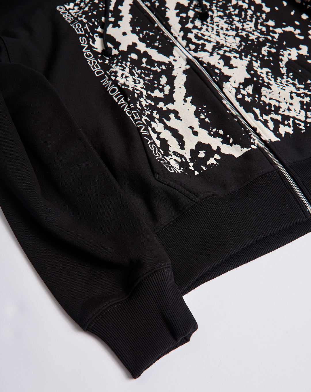 Stüssy Snakeskin Zip Hoodie - XHIBITION
