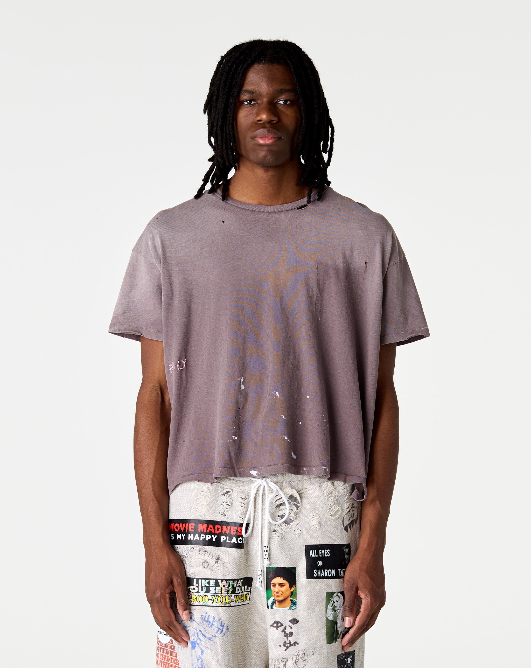 Paly Hollywood Bead T-Shirt - Brown – Xhibition