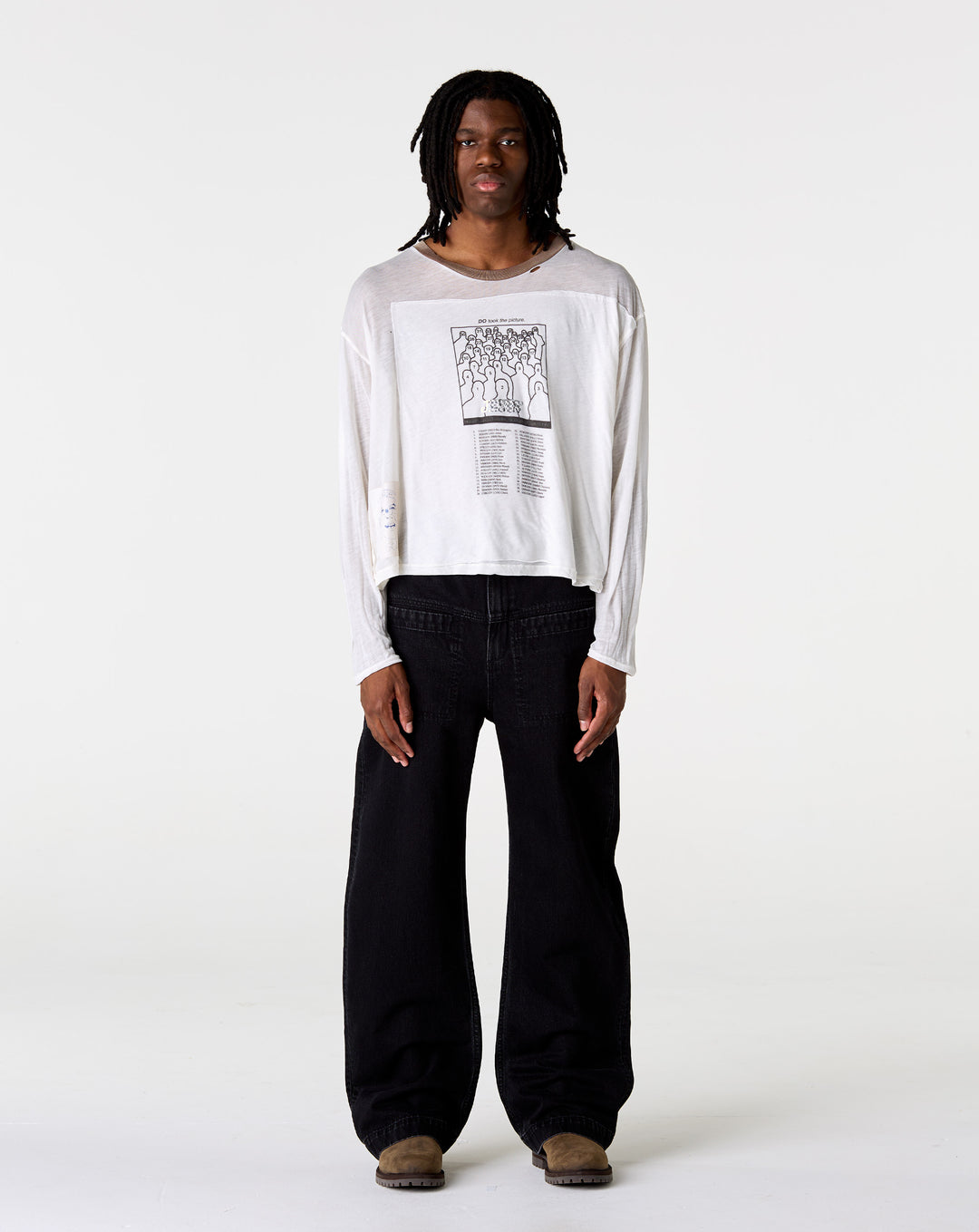Paly Hollywood Heavens Gate Ringer Long Sleeve T-Shirt - XHIBITION