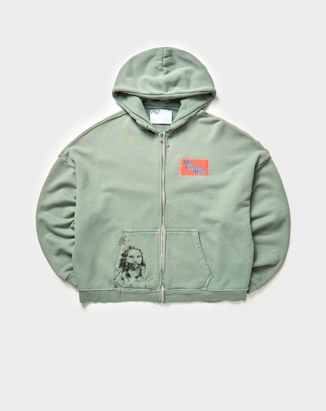 Paly Hollywood Alta Cienega Zip Hoodie - XHIBITION
