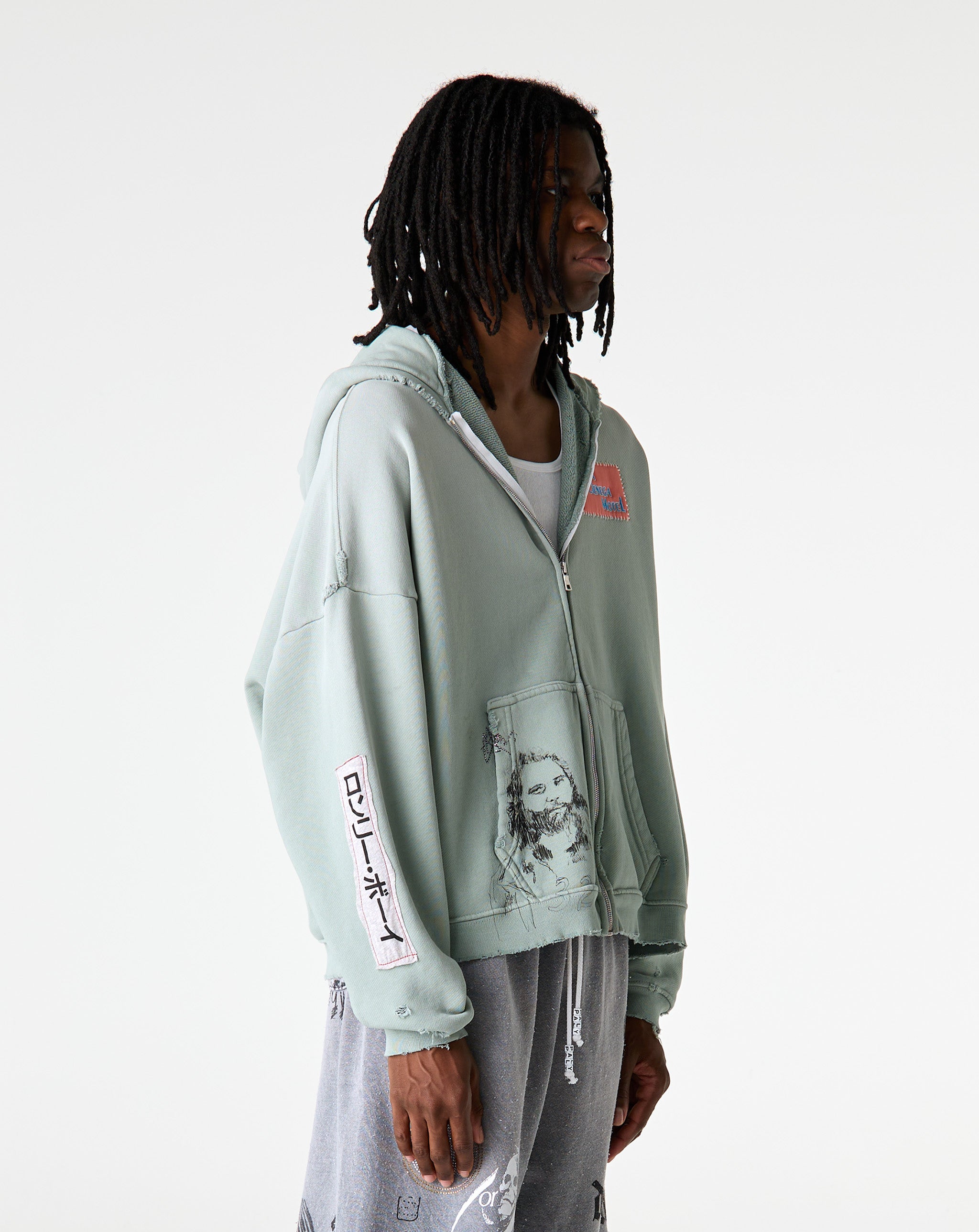 Paly Hollywood Alta Cienega Zip Hoodie - XHIBITION