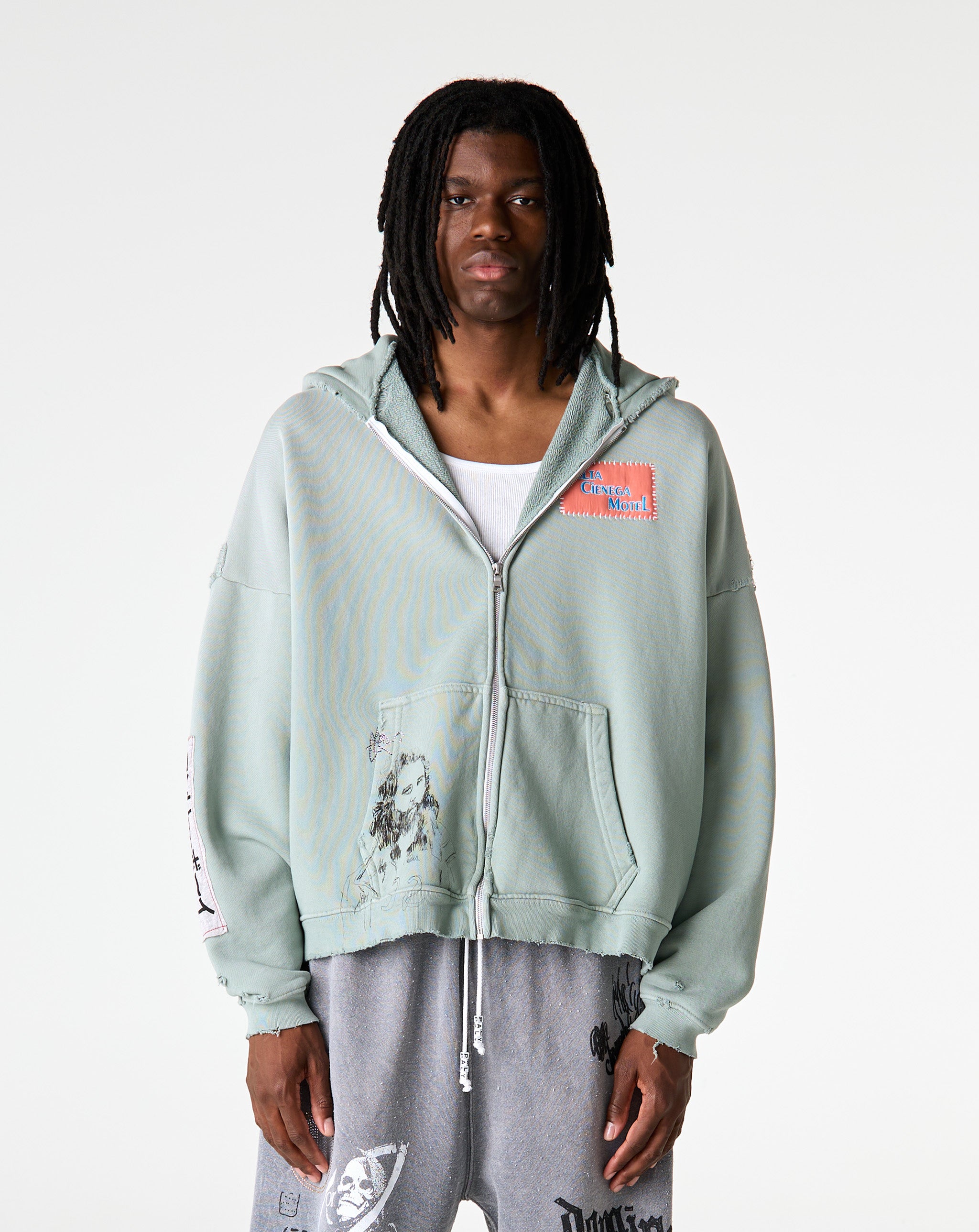 Paly Hollywood Alta Cienega Zip Hoodie - XHIBITION