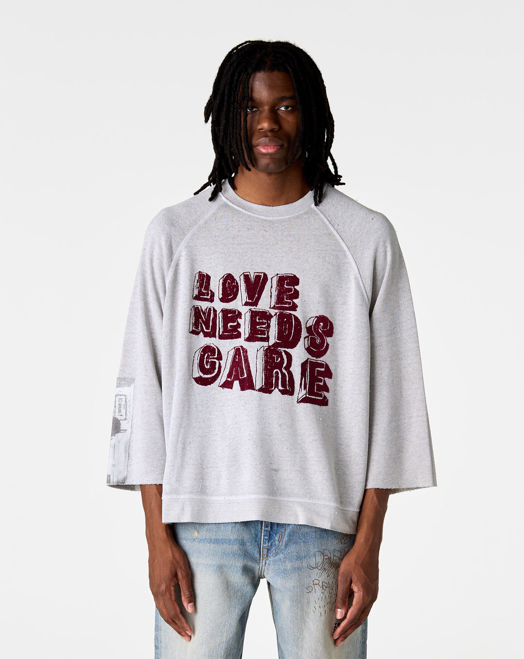 Paly Hollywood Love Needs Care Crewneck - XHIBITION