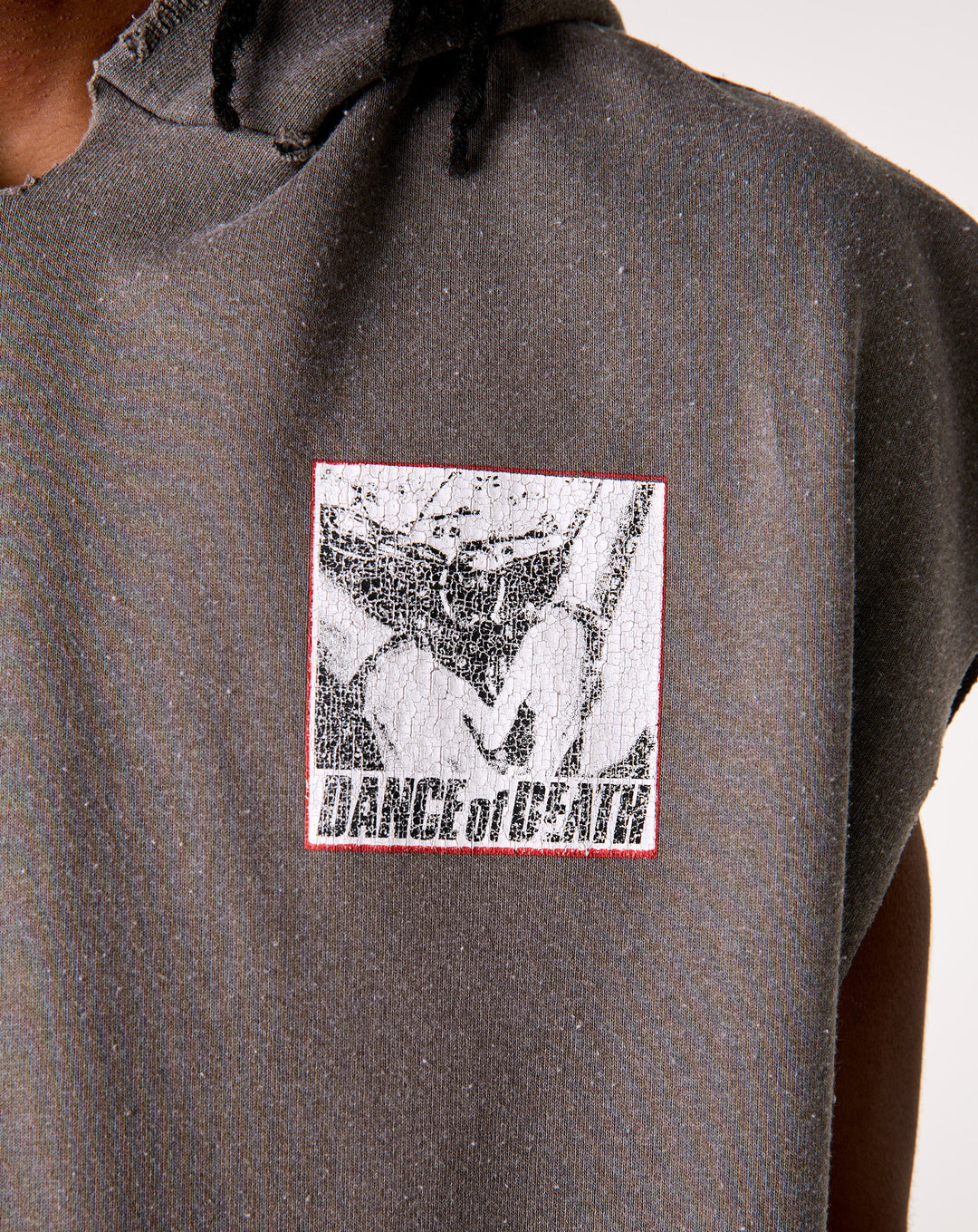 Paly Hollywood Dr. Blue Cut Off Hoodie - XHIBITION