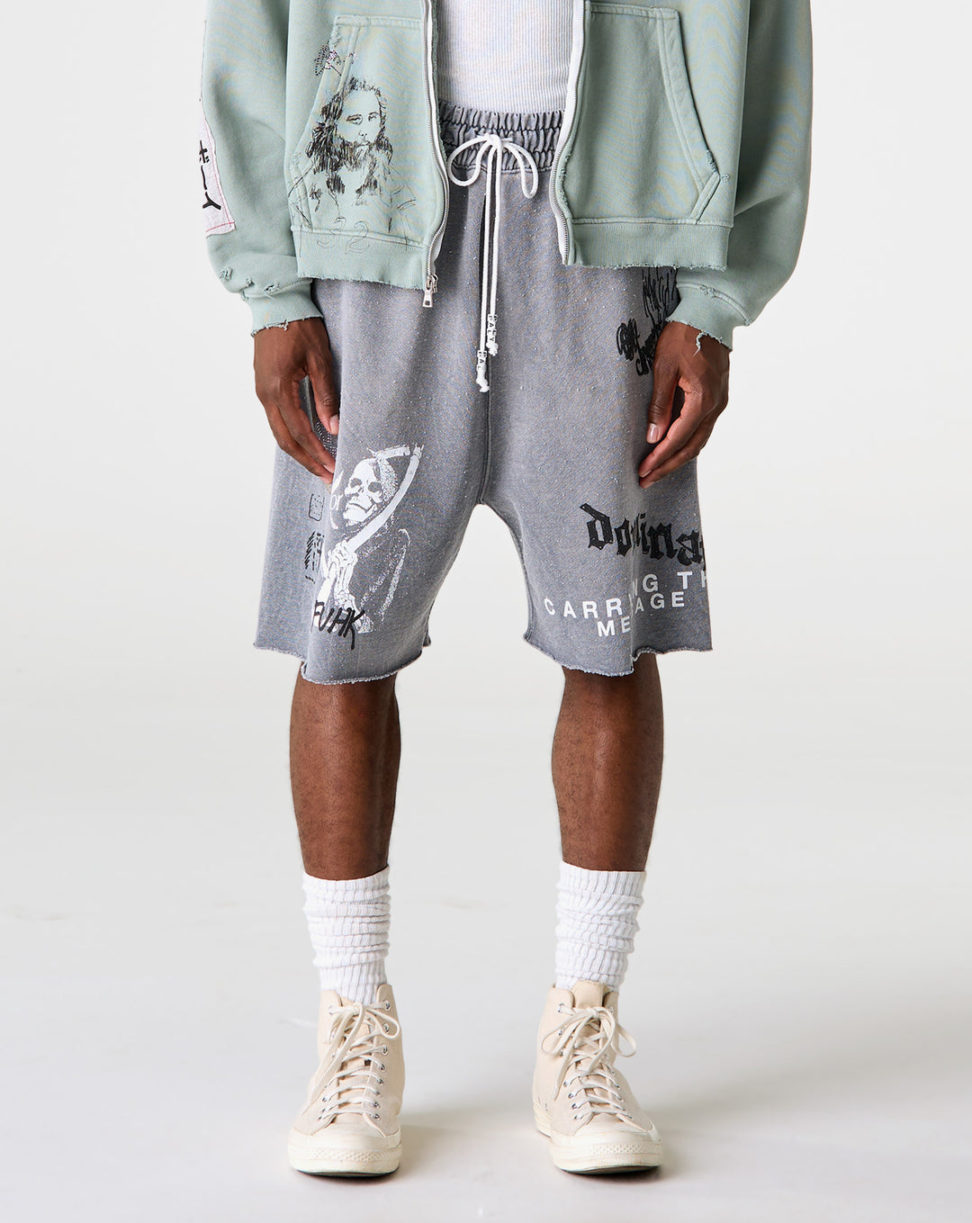 Paly Hollywood Carrying The Message Sweat Shorts - XHIBITION