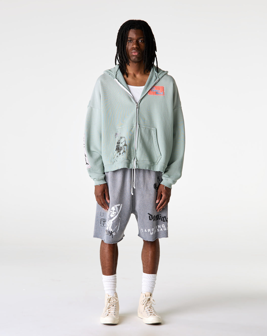 Paly Hollywood Carrying The Message Sweat Shorts - XHIBITION