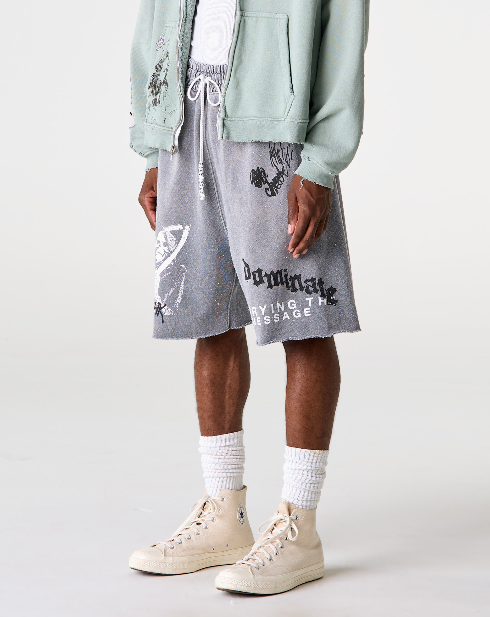 Paly Hollywood Carrying The Message Sweat Shorts - XHIBITION
