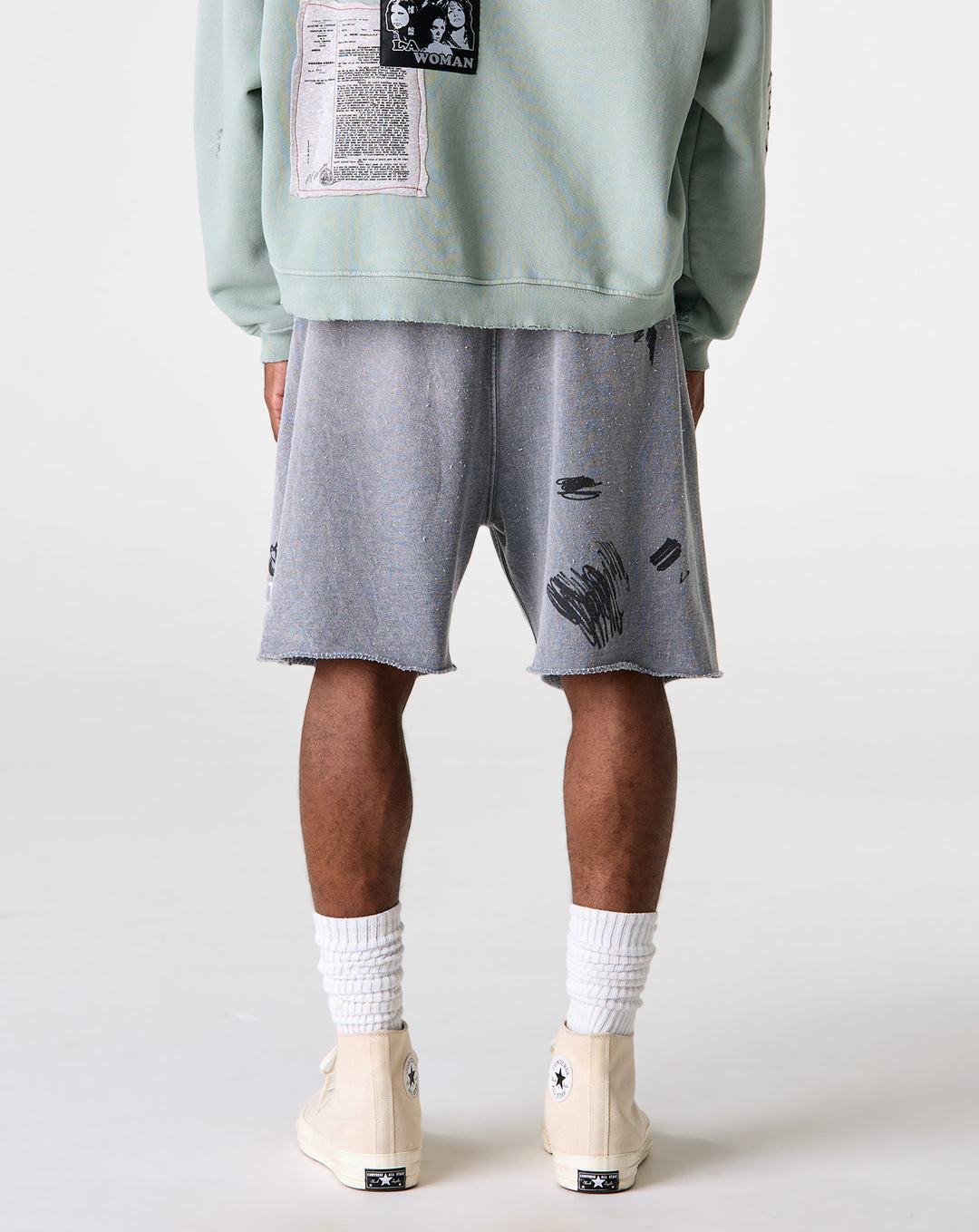 Paly Hollywood Carrying The Message Sweat Shorts - XHIBITION