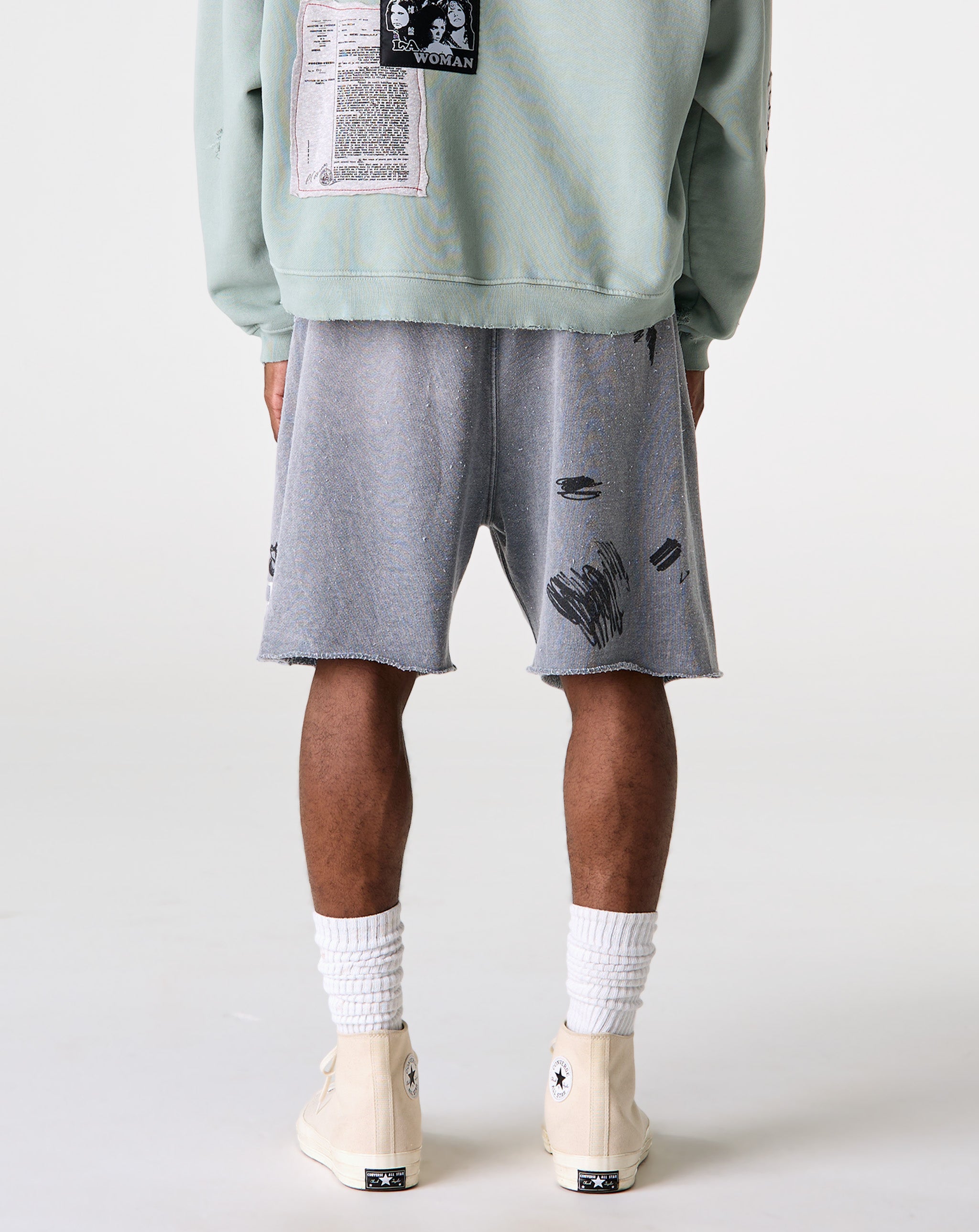 Paly Hollywood Carrying The Message Sweat Shorts - XHIBITION