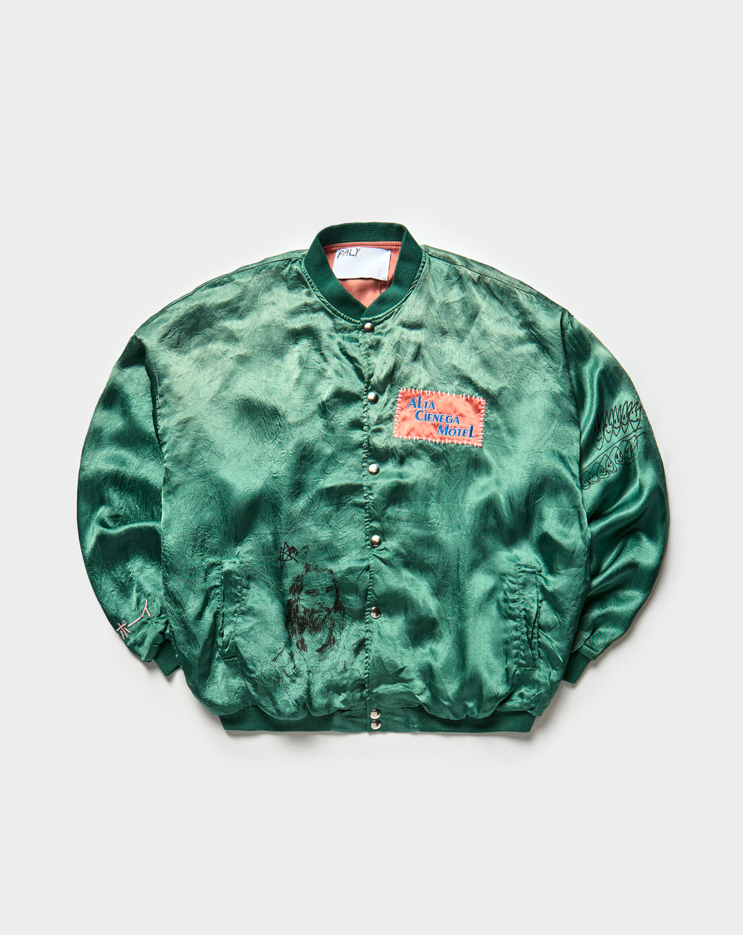 Paly Hollywood Jims Room Satin Jacket - XHIBITION