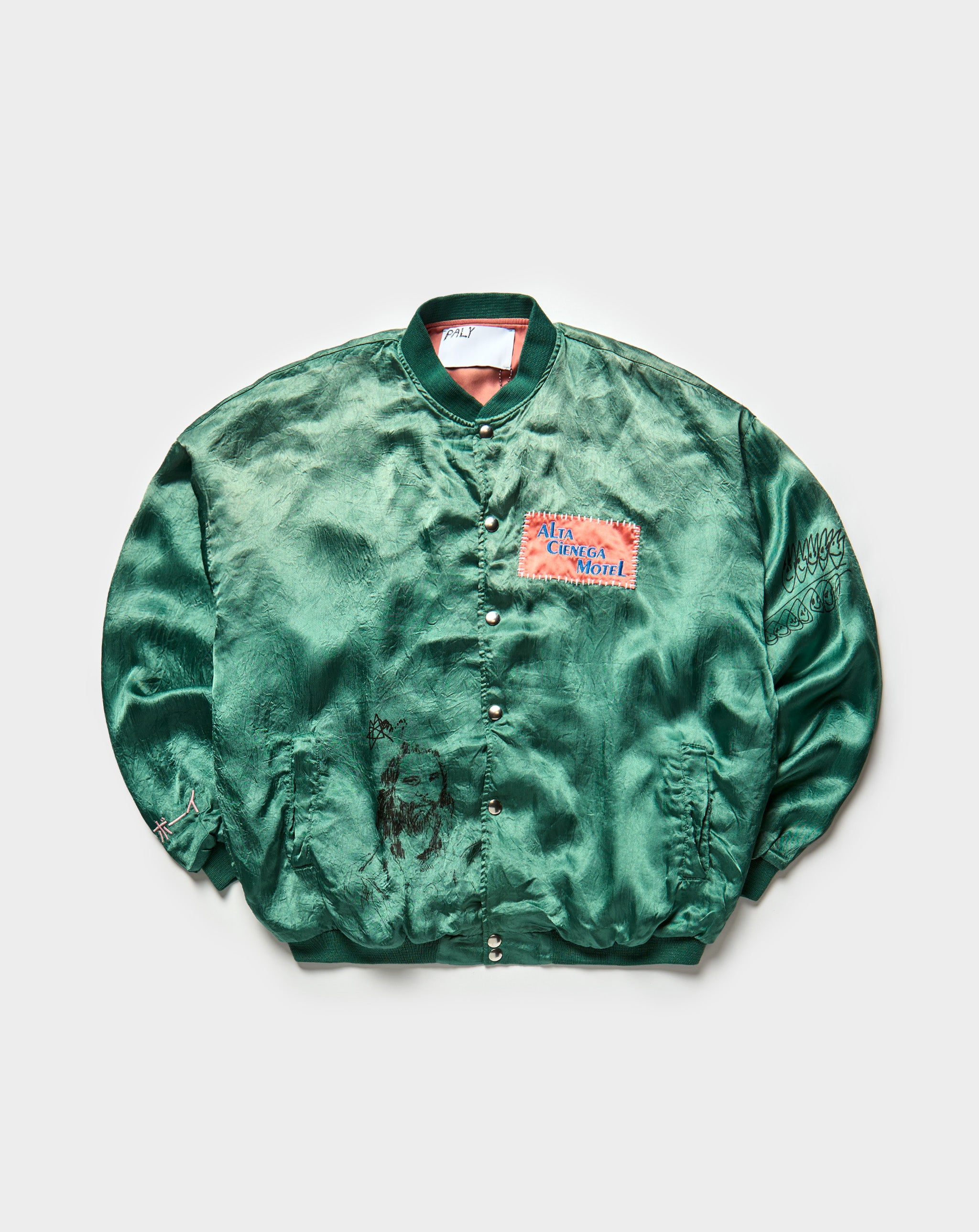 Paly Hollywood Jims Room Satin Jacket - XHIBITION