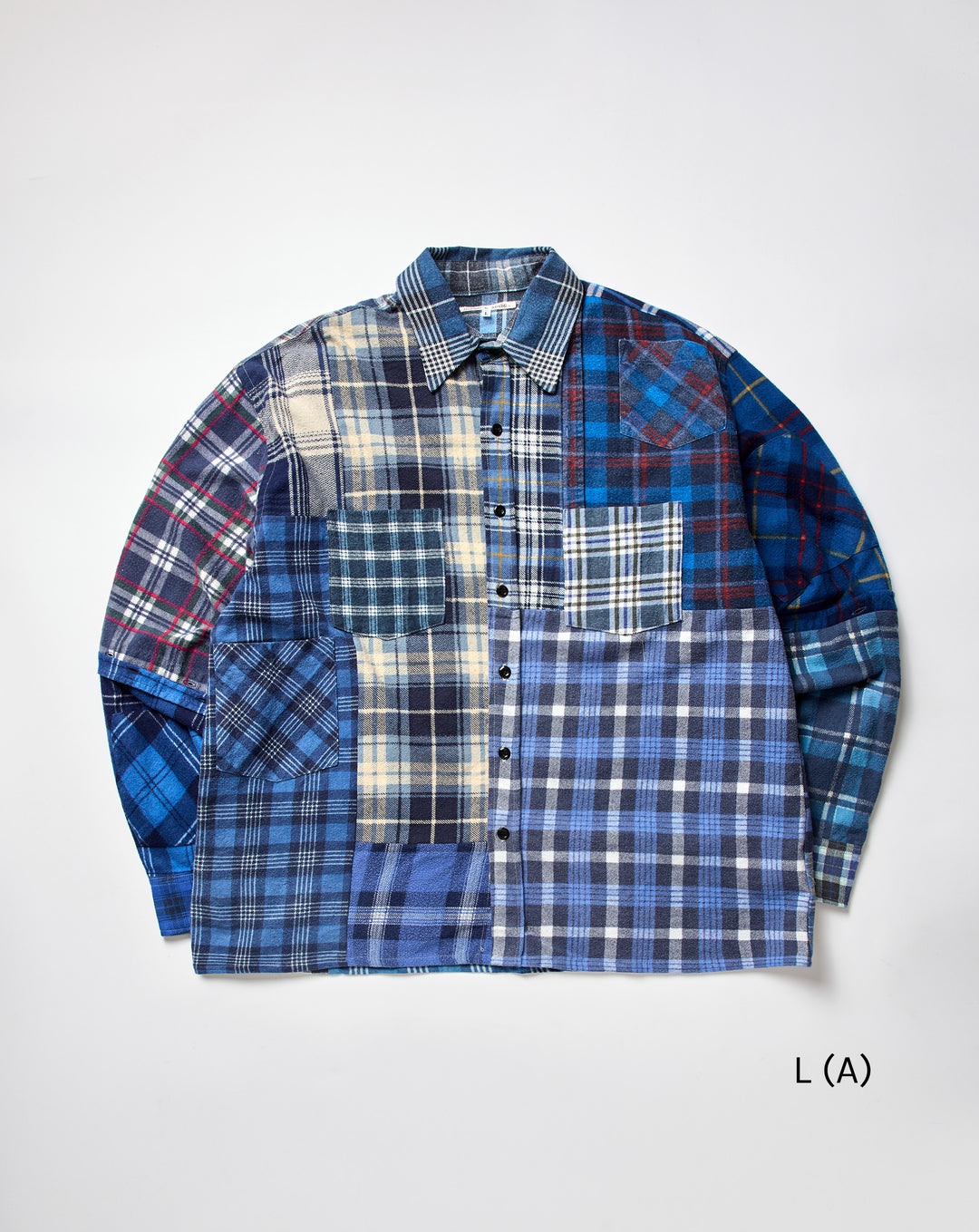 Needles Straight Hem Flannel Shirt