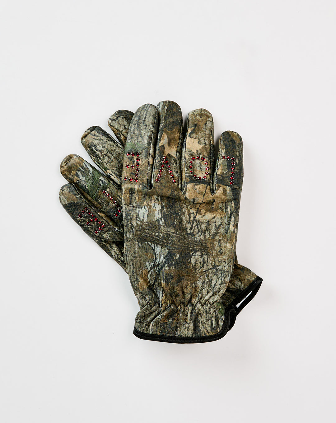Paly Hollywood Love // Hate Leather Gloves - XHIBITION