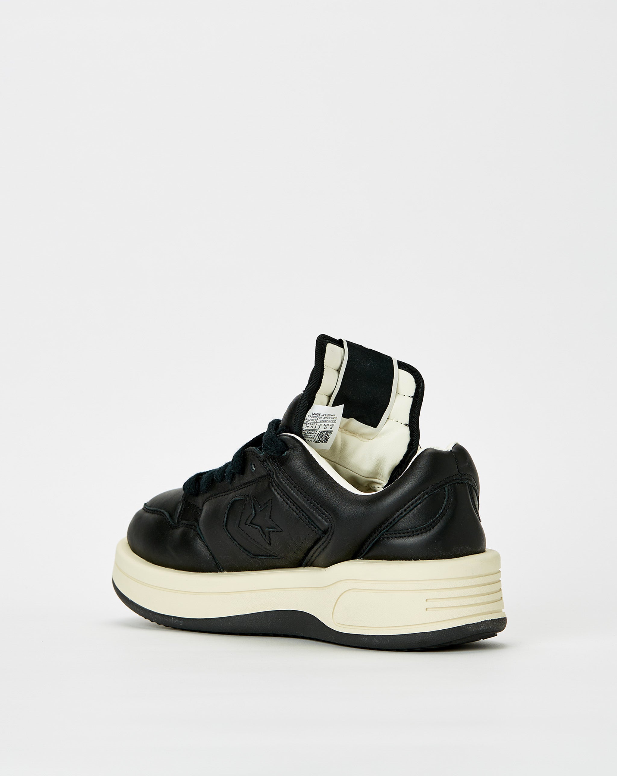 Converse - Rick Owens DRKSHDW x TURBOWPN OX - BLACK – Xhibition