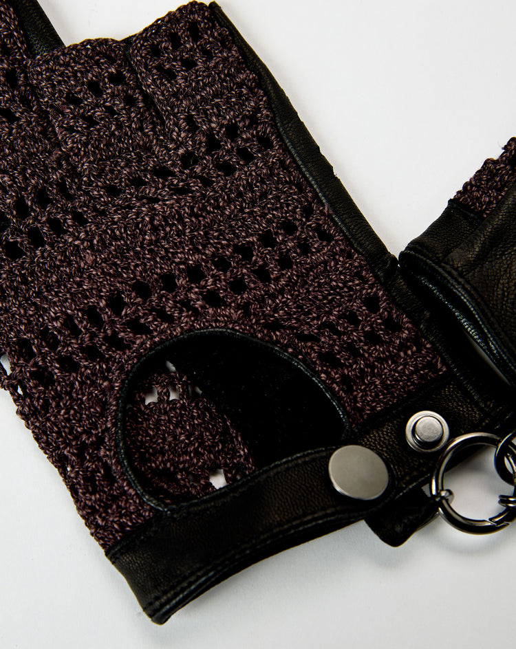 Simple Project Hollow Crochet Driving Gloves - XHIBITION