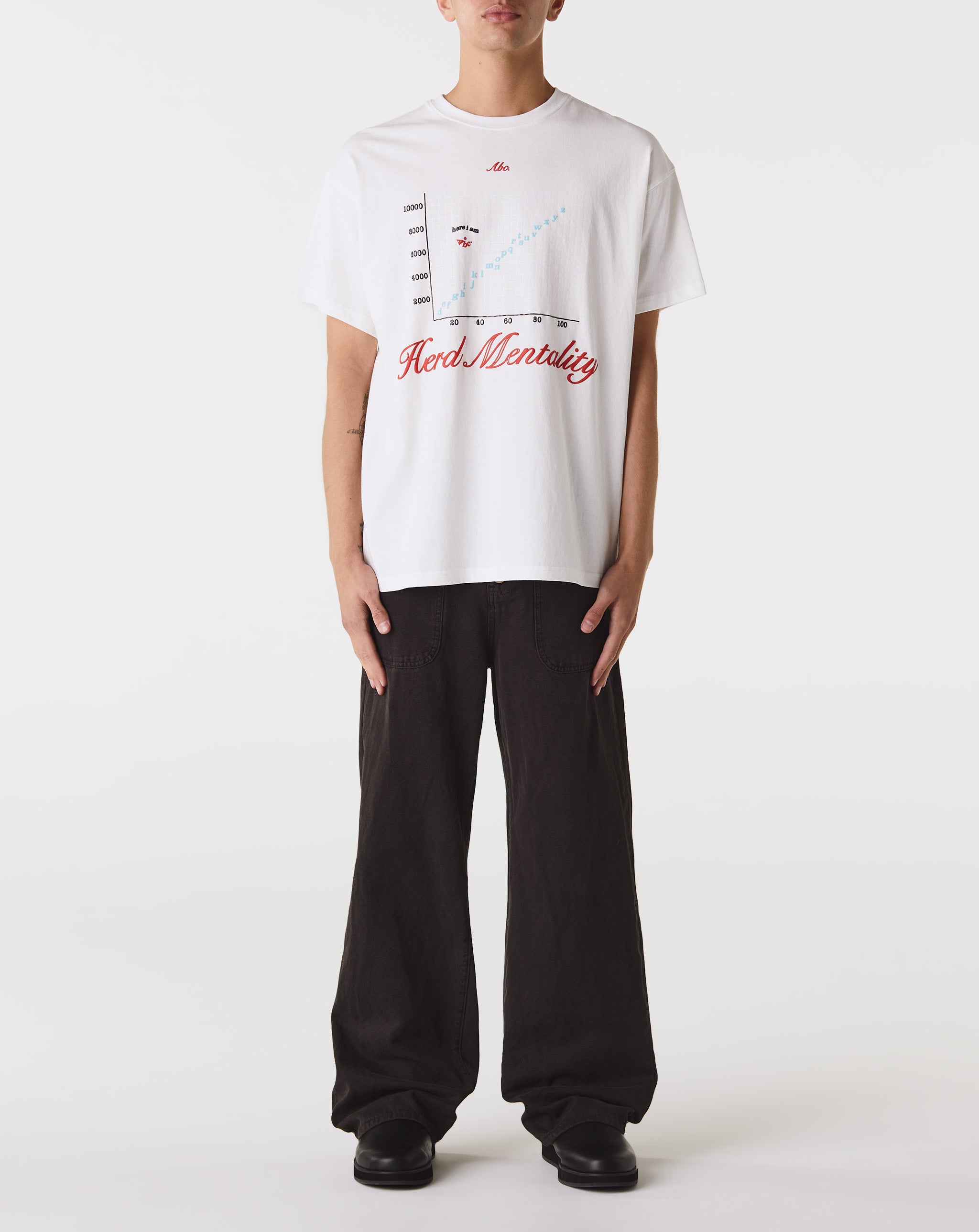 Chloe leather mini skirt Herd Mentality T-Shirt  - Cheap Cerbe Jordan outlet