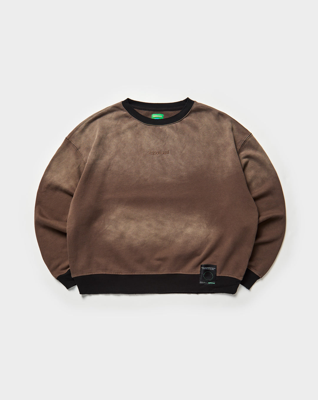 Grounded Two-Tone Crewneck