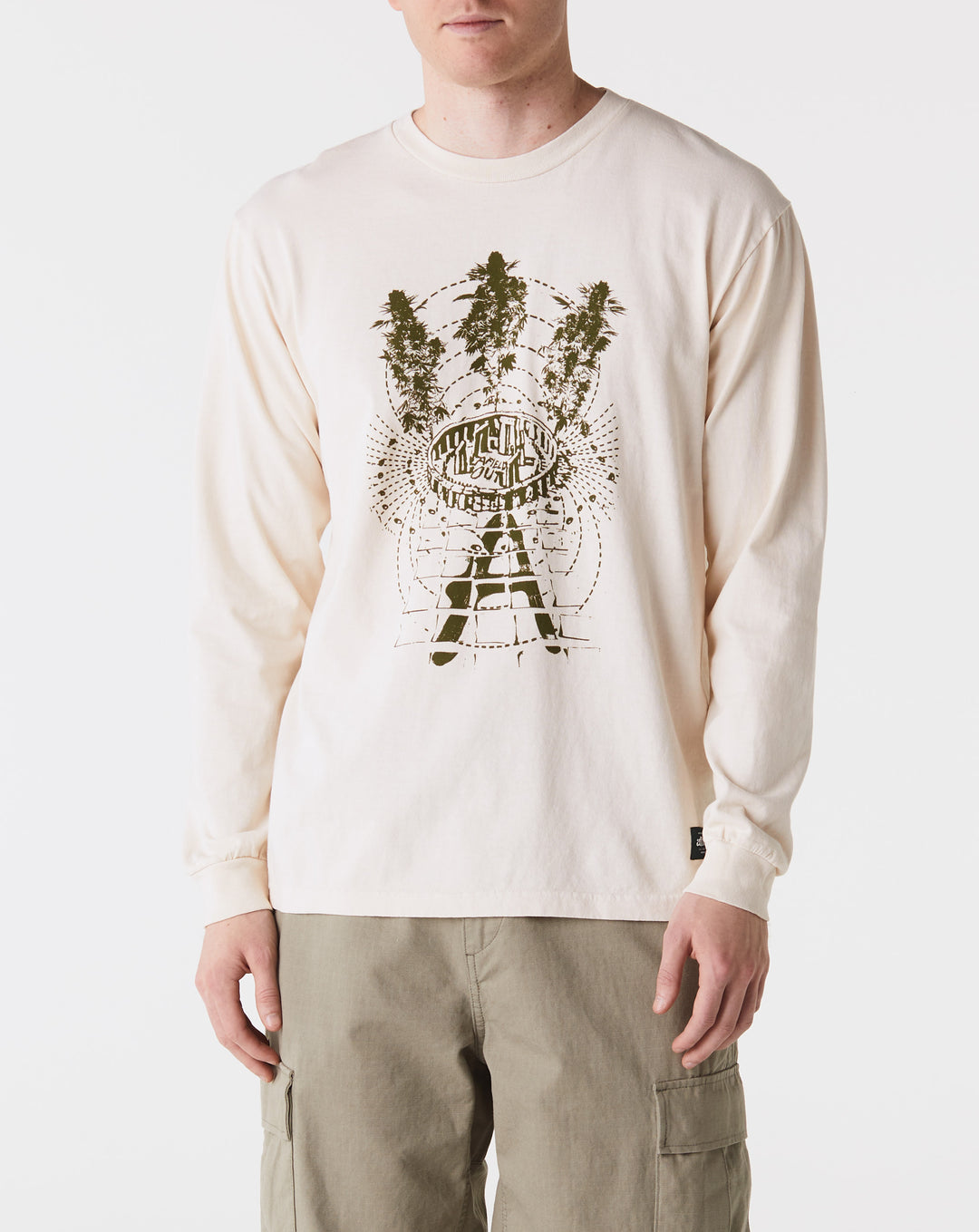 Afield Out Stone Long Sleeve T-Shirt  - XHIBITION